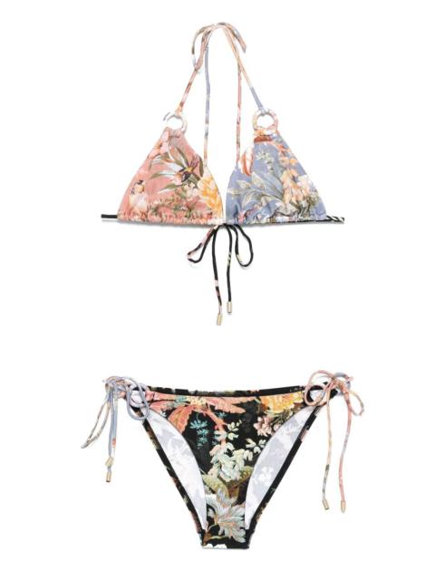 Zimmermann Zimmermann Women Tallow Printed Bikini Set Luosophy REVERSIBLE