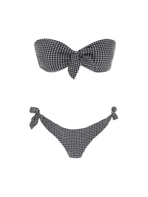 Zimmermann JEANNIE GINGHAM TIE BIKINI REVERSIBLE