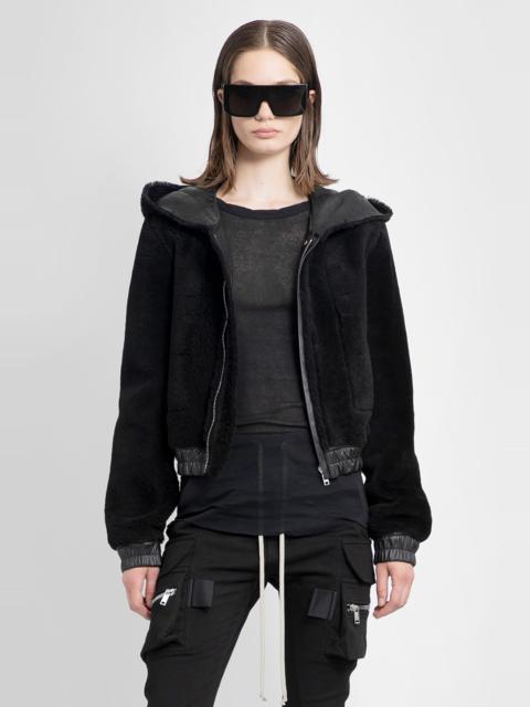 Rick Owens Rick Owens Woman Black Leather Jackets Reversible