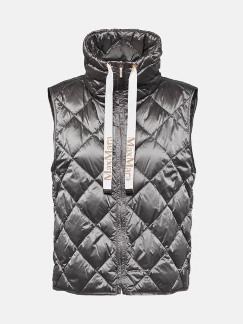 Max Mara The Cube Tregic Quilted Down Vest Reversible