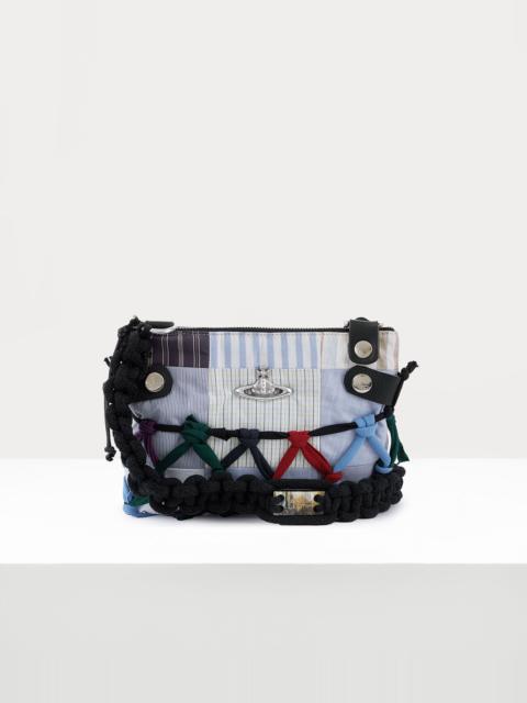 Vivienne Westwood RECYCLED MACRAME CROSSBODY REVERSIBLE