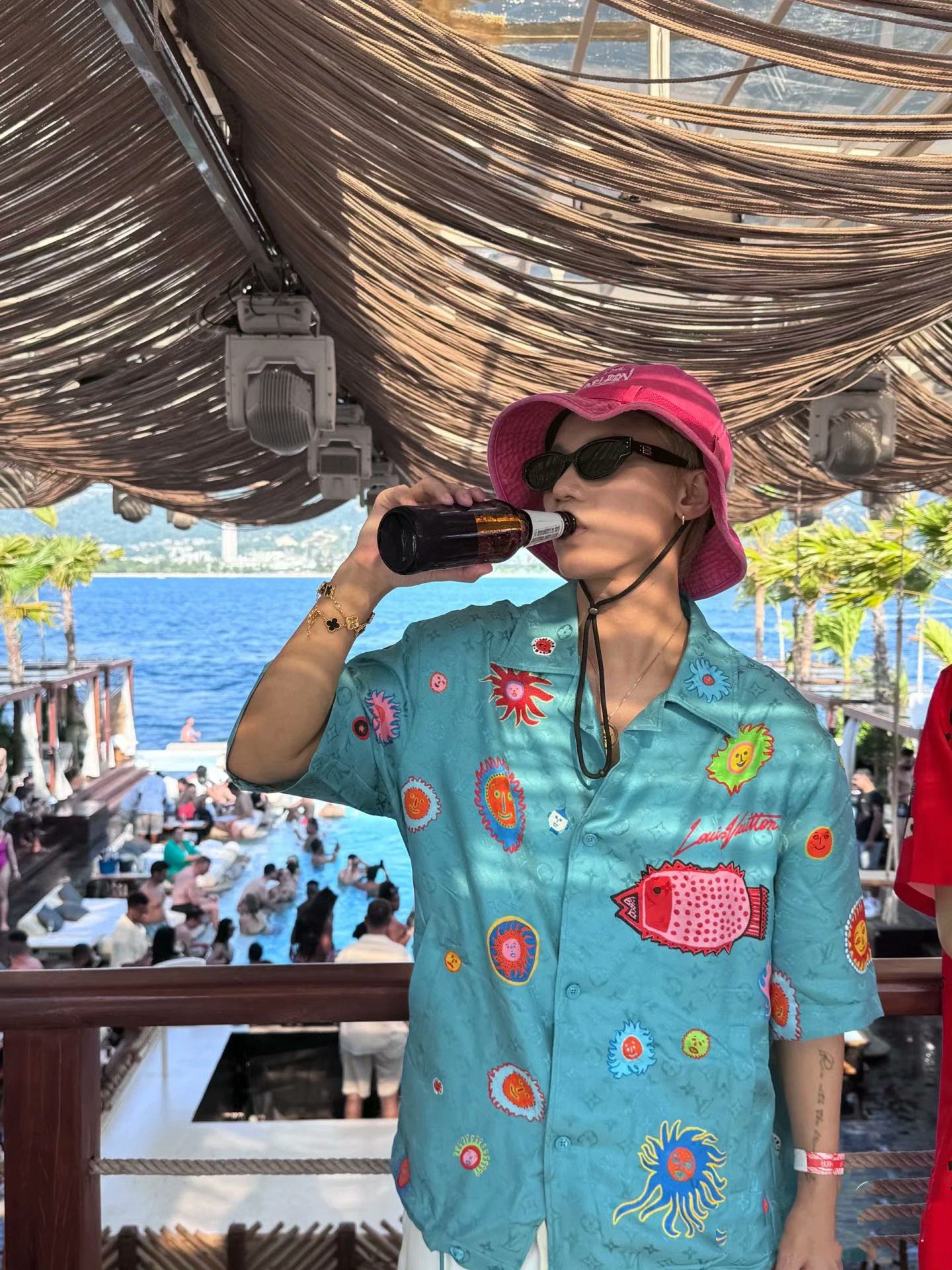 Louis Vuitton LV x YK Monogram Faces Short Sleeve Shirt