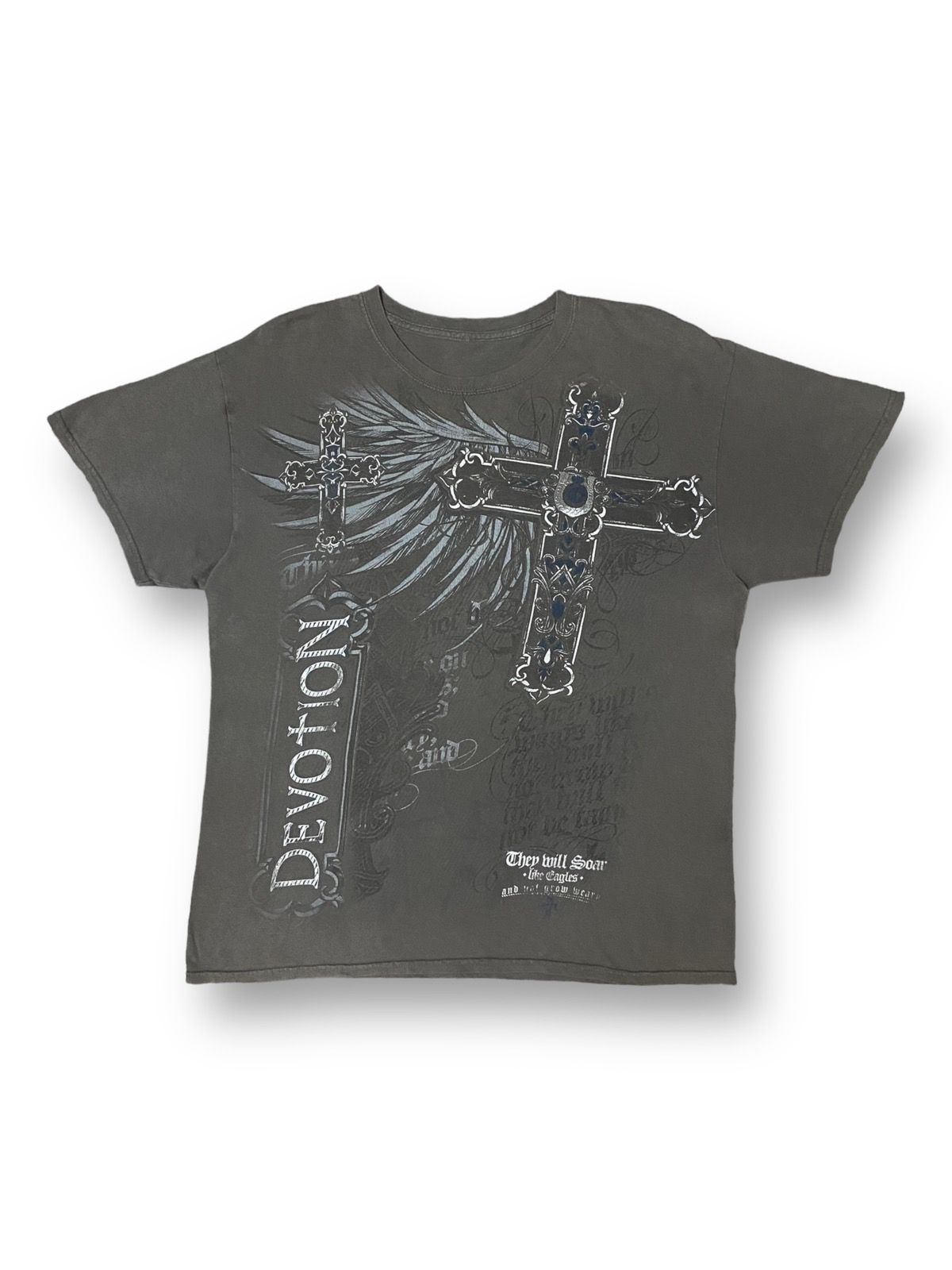 Devotion Tee Affliction Religion they will Soar Eagles - 1