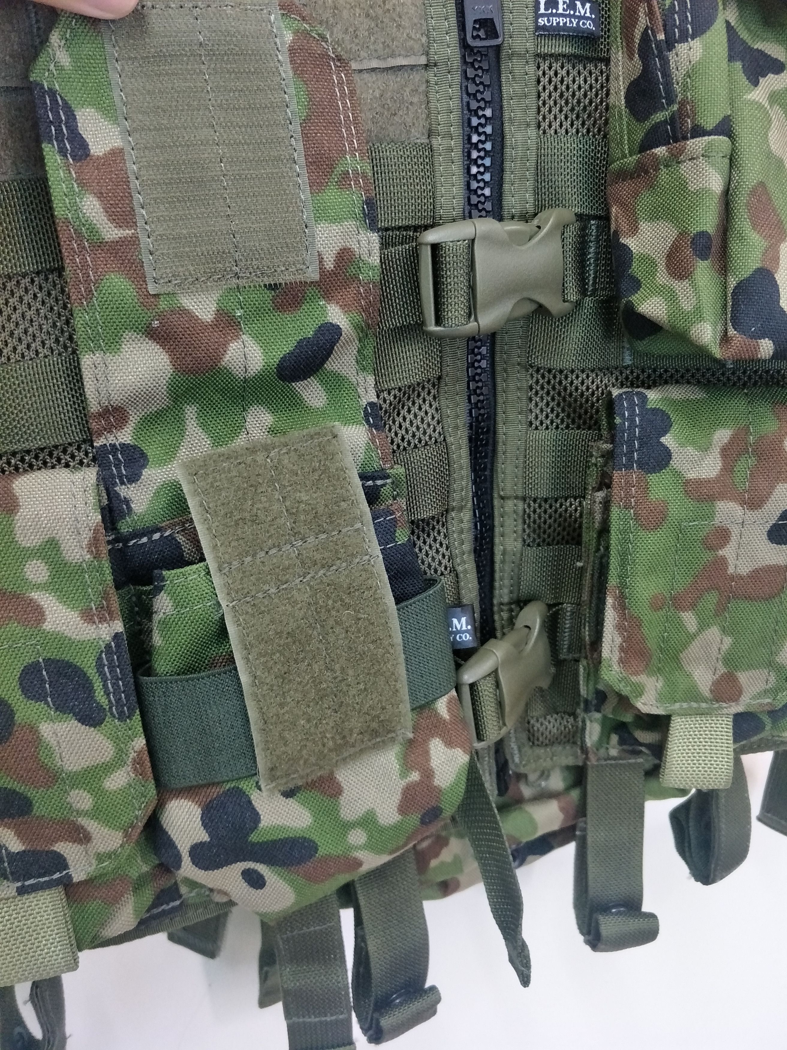 Japanese Brand - Tactical Military Camo Heavy Vest Backpack - 6