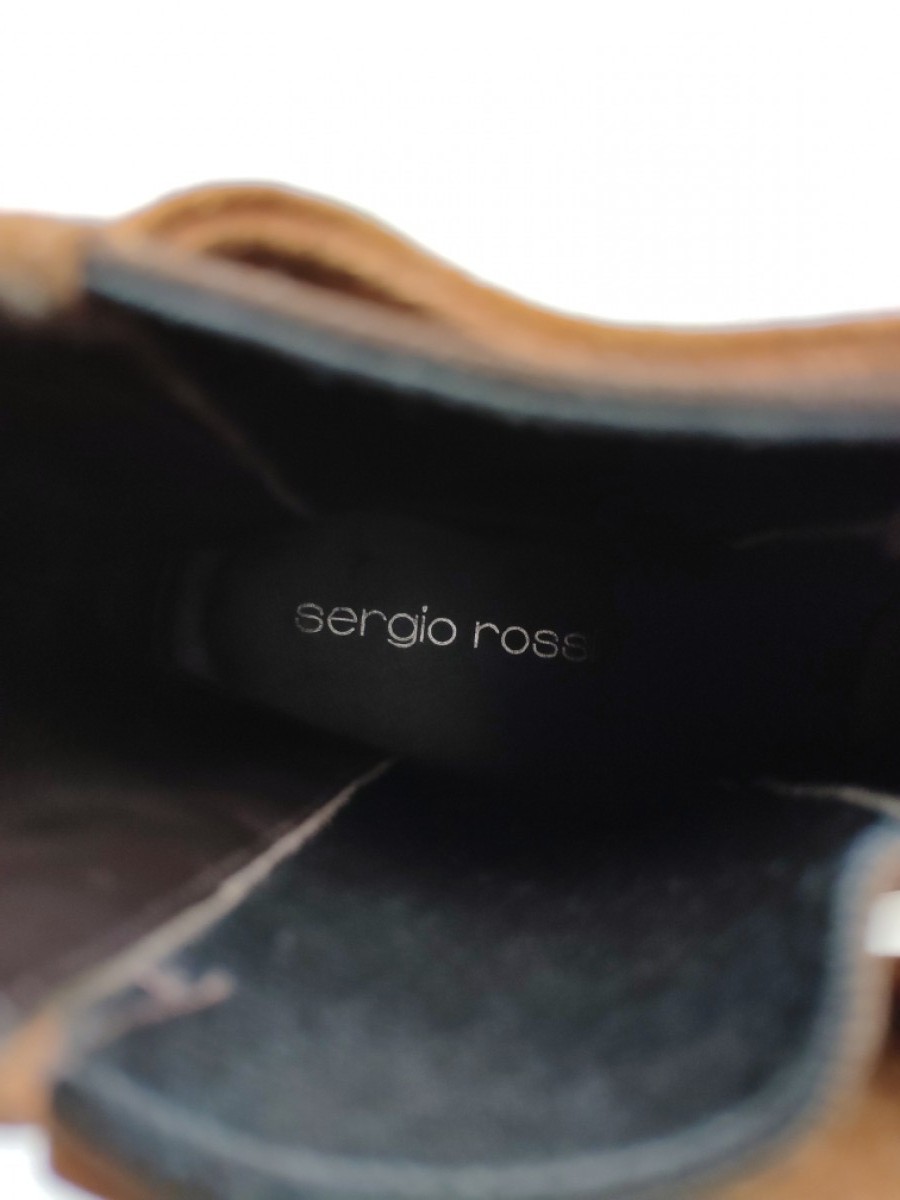 Sergio Rossi - Tan strap chelsea boots.Fits like Saint Laurent or Gucci - 6