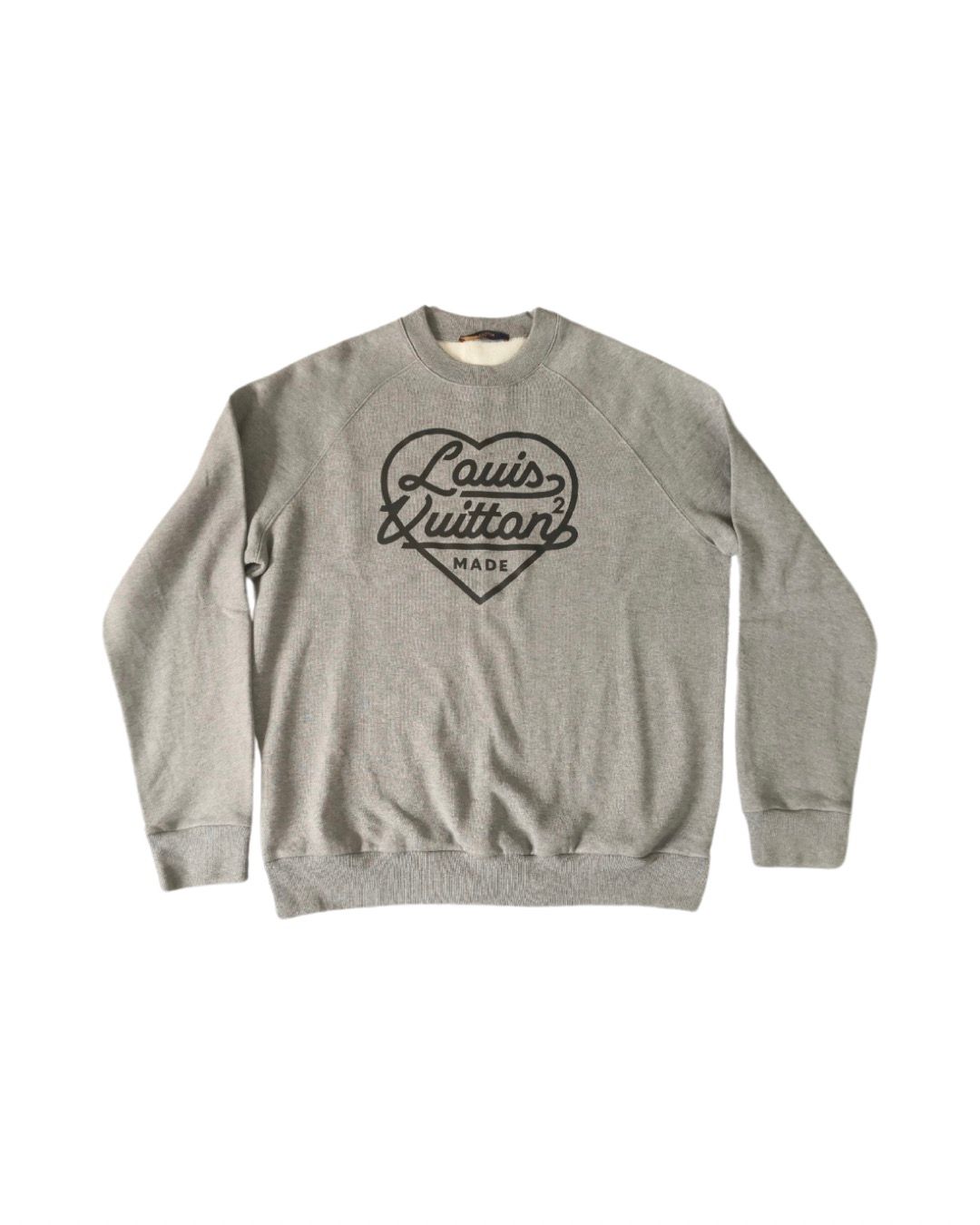 Heart printed crewneck sweatshirt - 1
