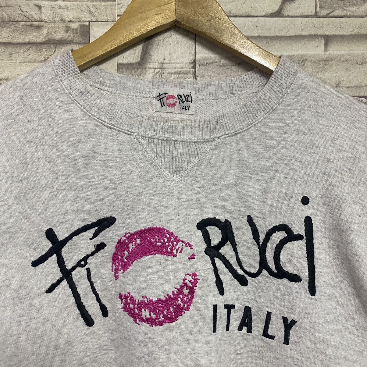 Fiorucci Lips Sweatshirt Embroidery - 4