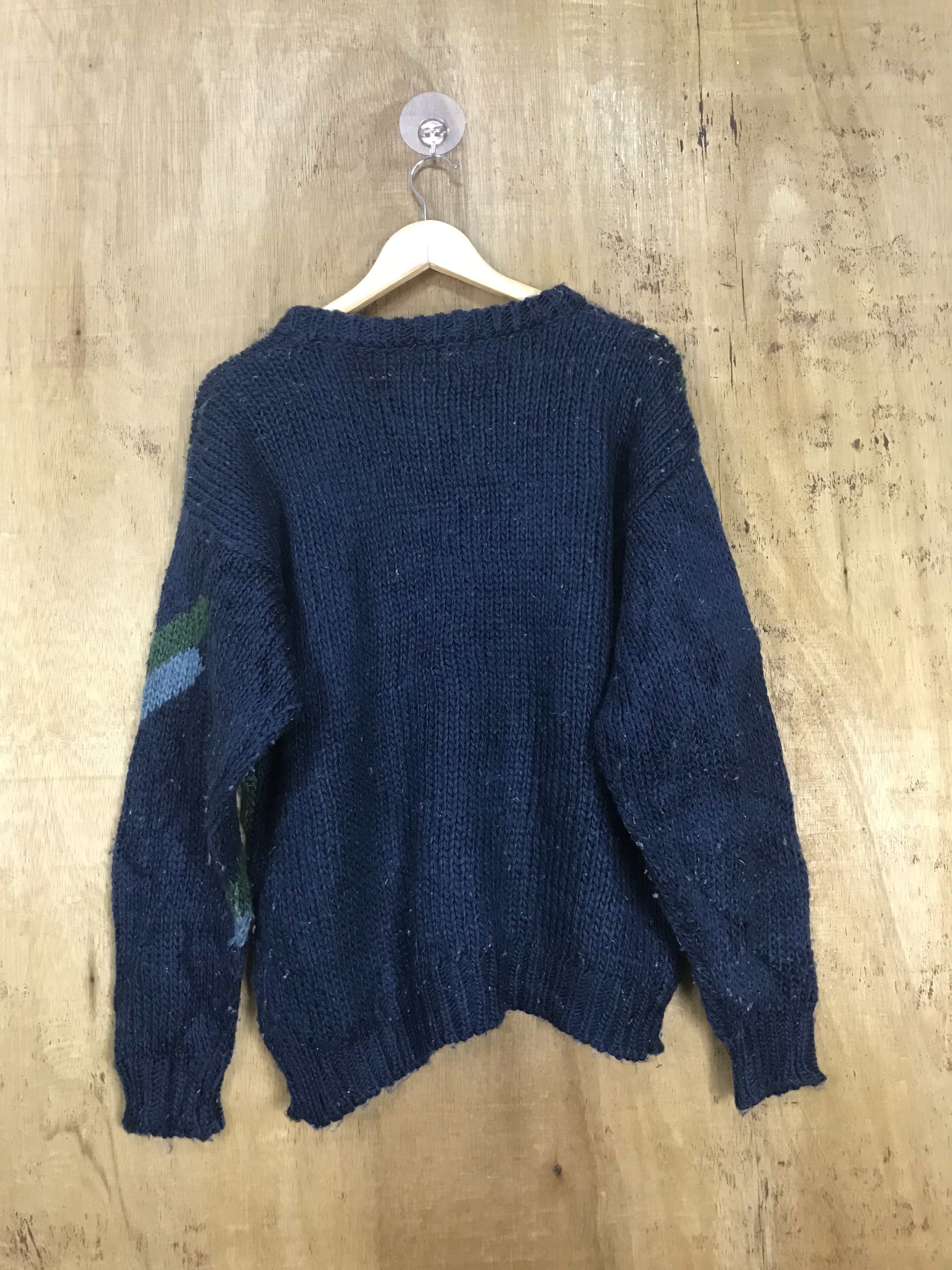 Japanese Brand - Galorie Woven Stich Knit Sweater - 3