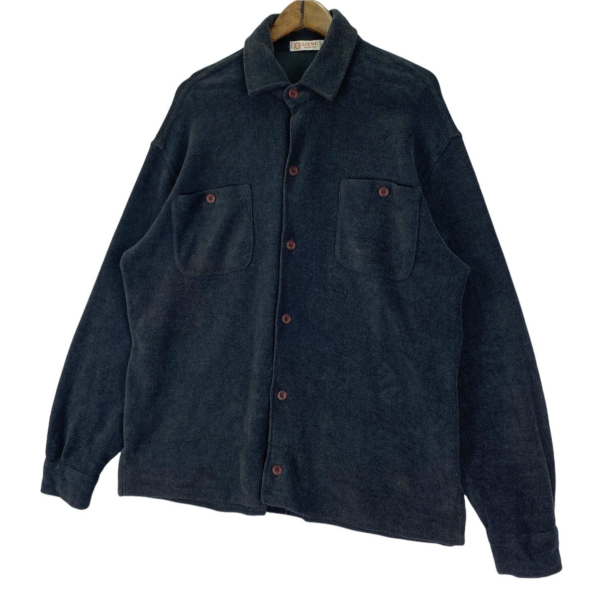 Loewe Corduroy Sack Cloth Button Shirt - 4
