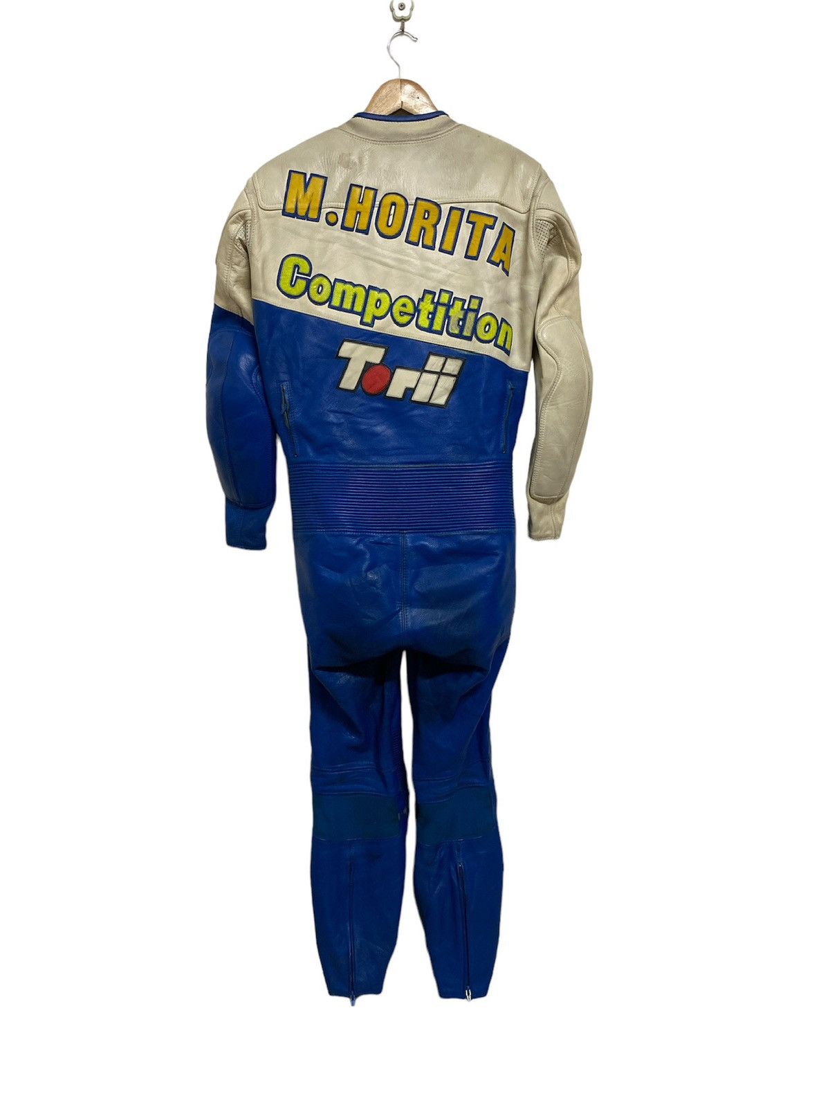 Sports Specialties - Vintage Japan Leather Racing Padded Suit Overall - 6