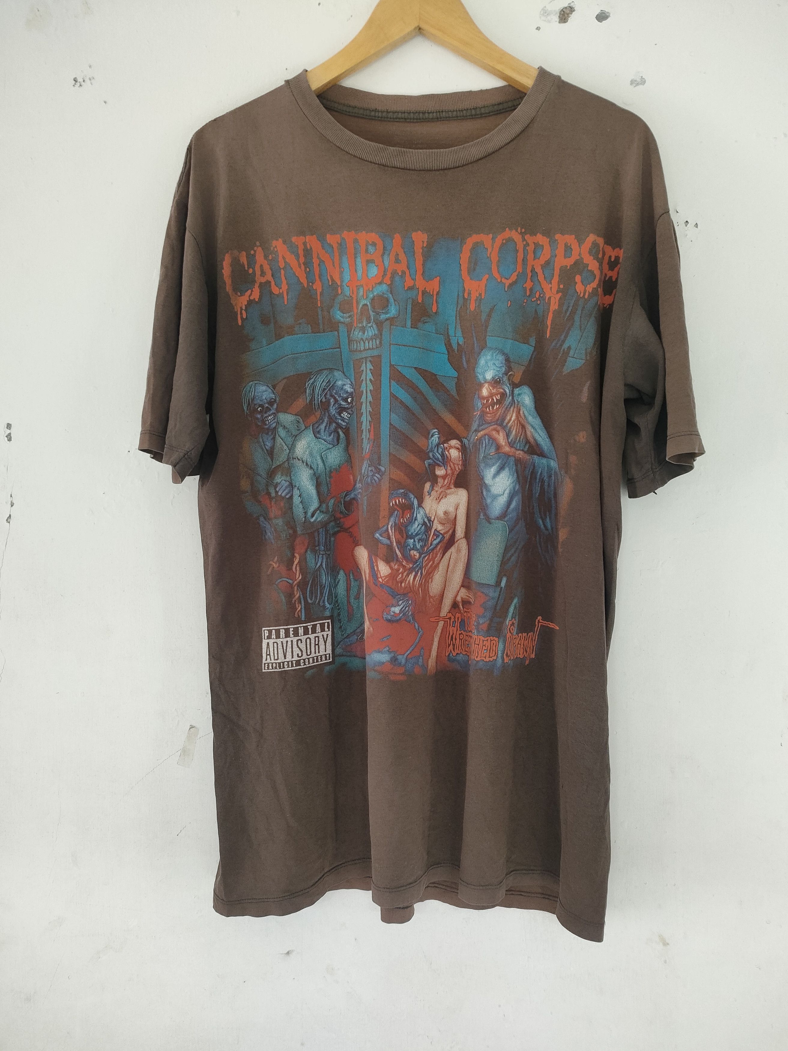 CANNIBAL CORPSE VINTAGE SHIRT THE WRETCHED SPAWN - 1