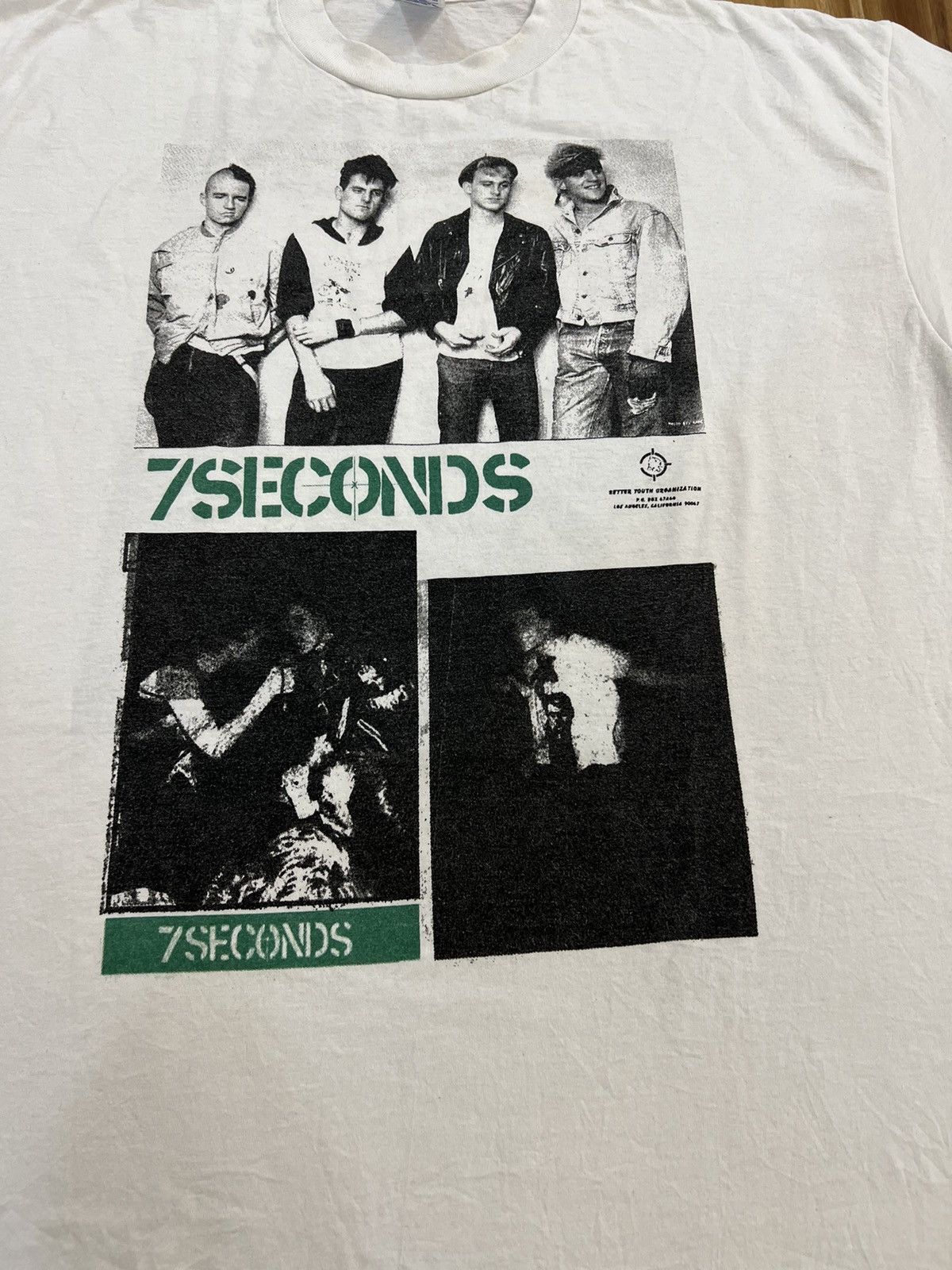 VINTAGE 90’s 7 SECONDS PUNK T-SHIRT - 2