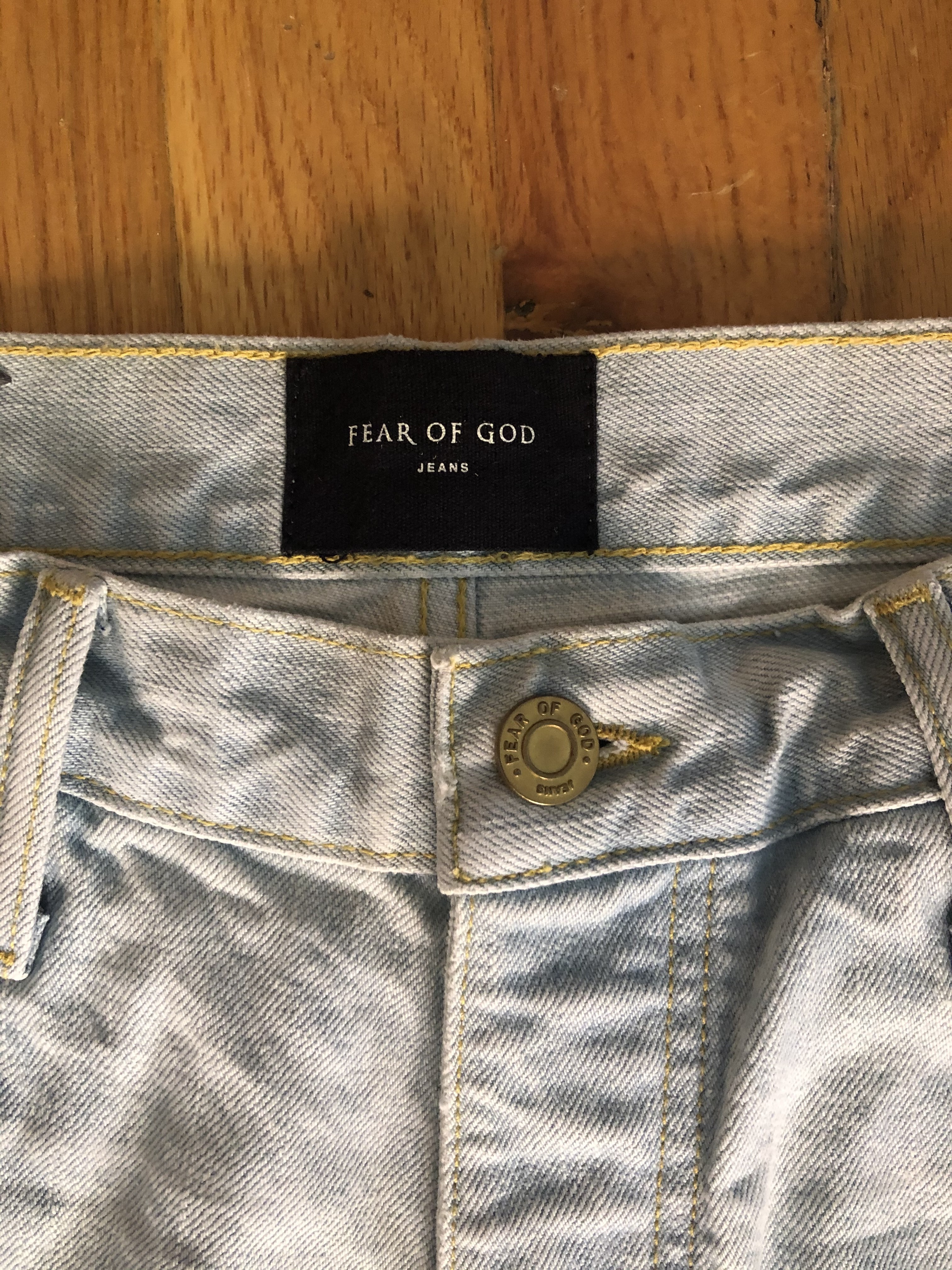 Fear of God Jeans Fifth Collection Washed Out Indigo 34 - 2