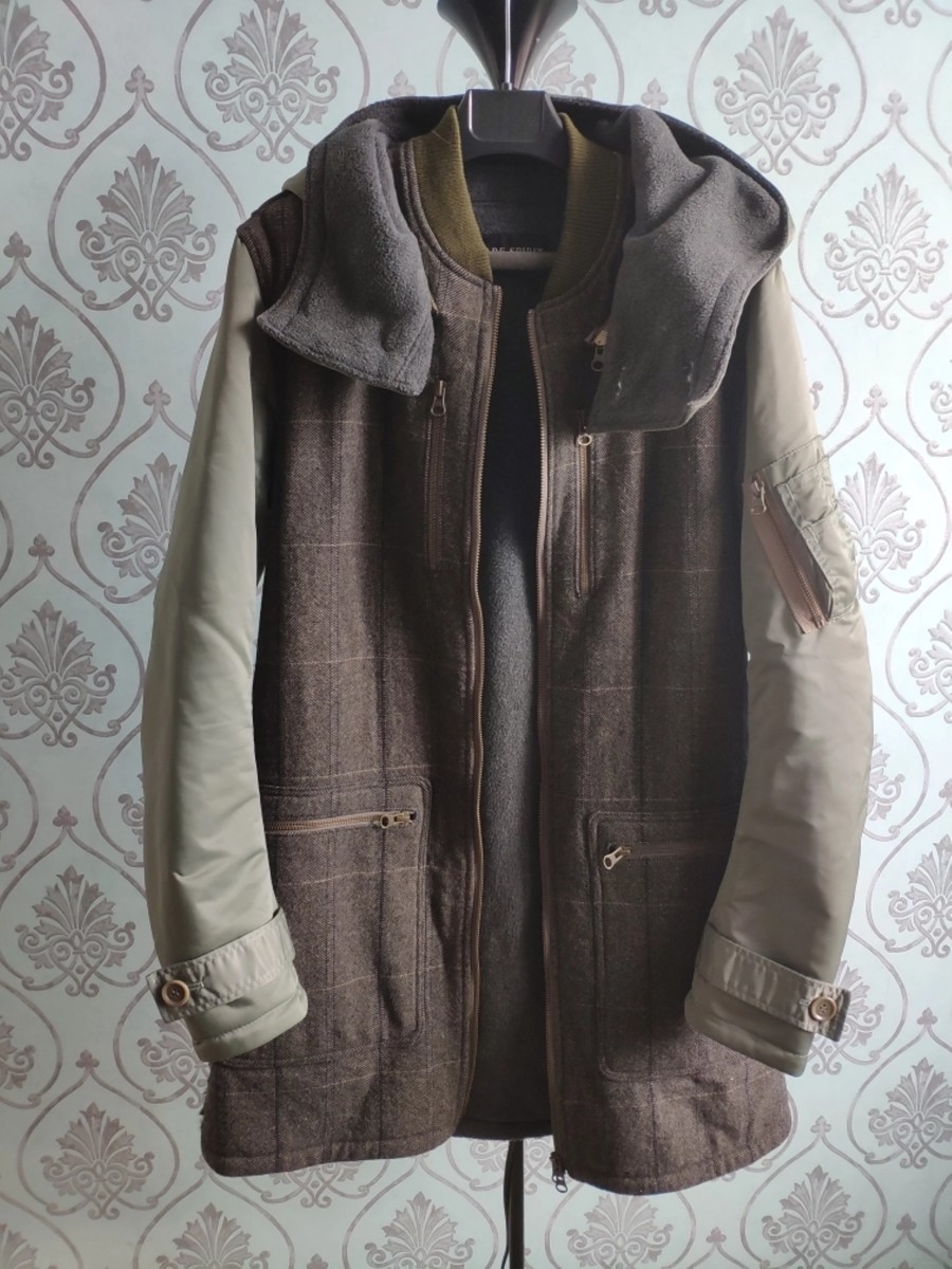 Share Spirit Homme - Wool, nylon and fleece parka.Like Undercover or Visvim - 1