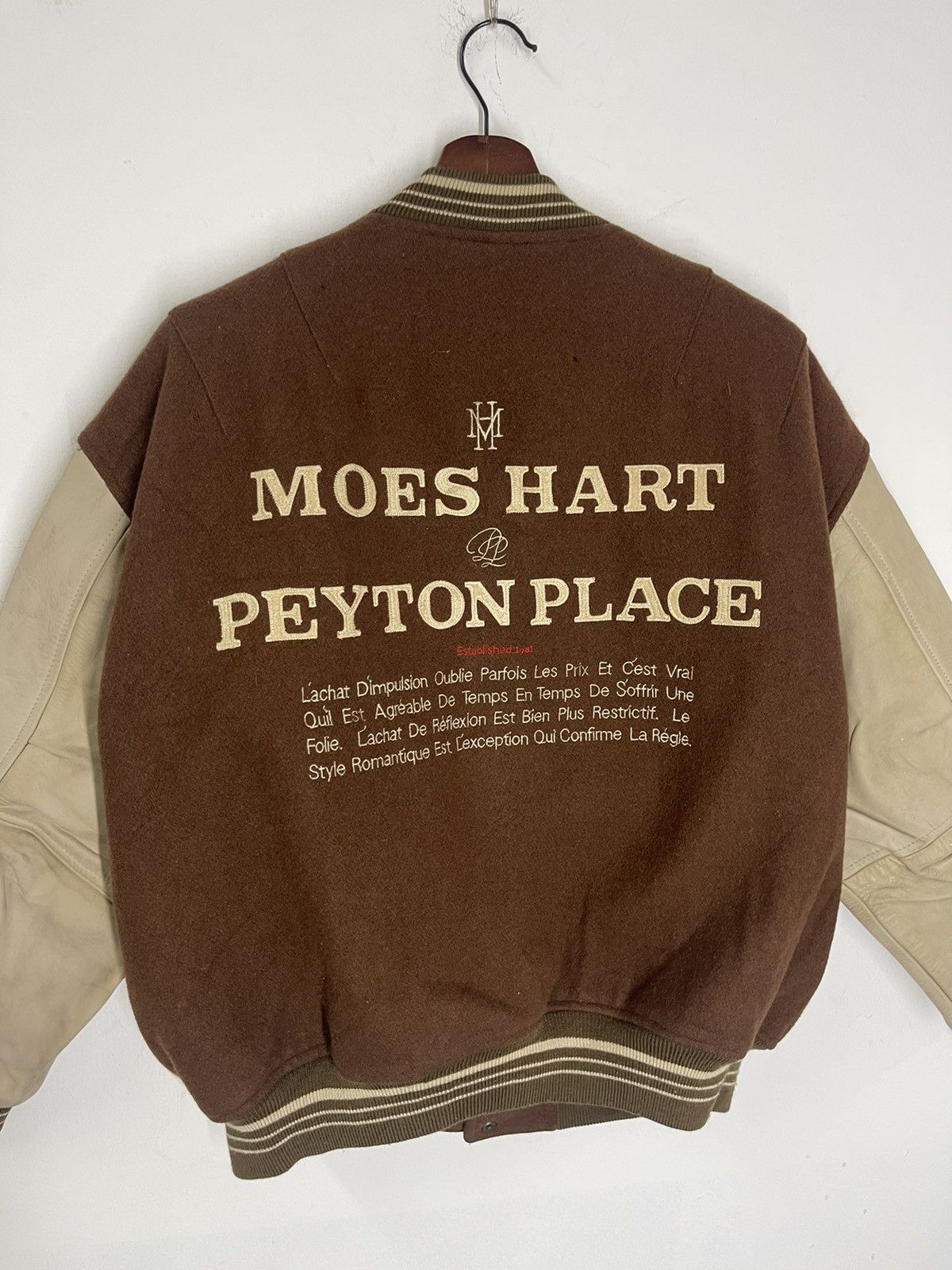 VINTAGE LEATHER VARSITY MOES HART PPFM - 2