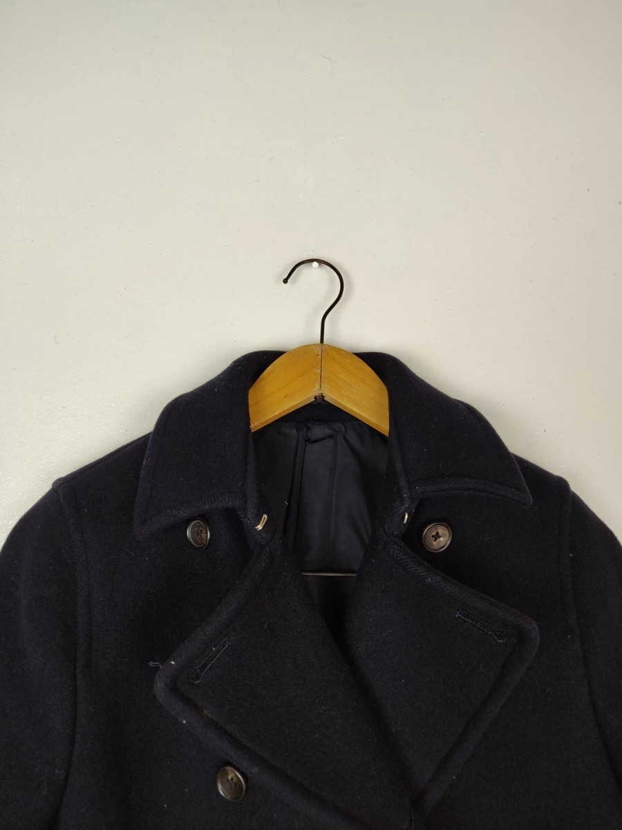 Black -  Final Drop!  MHL Heavy Peacoat Outer Winter Jacket - 3