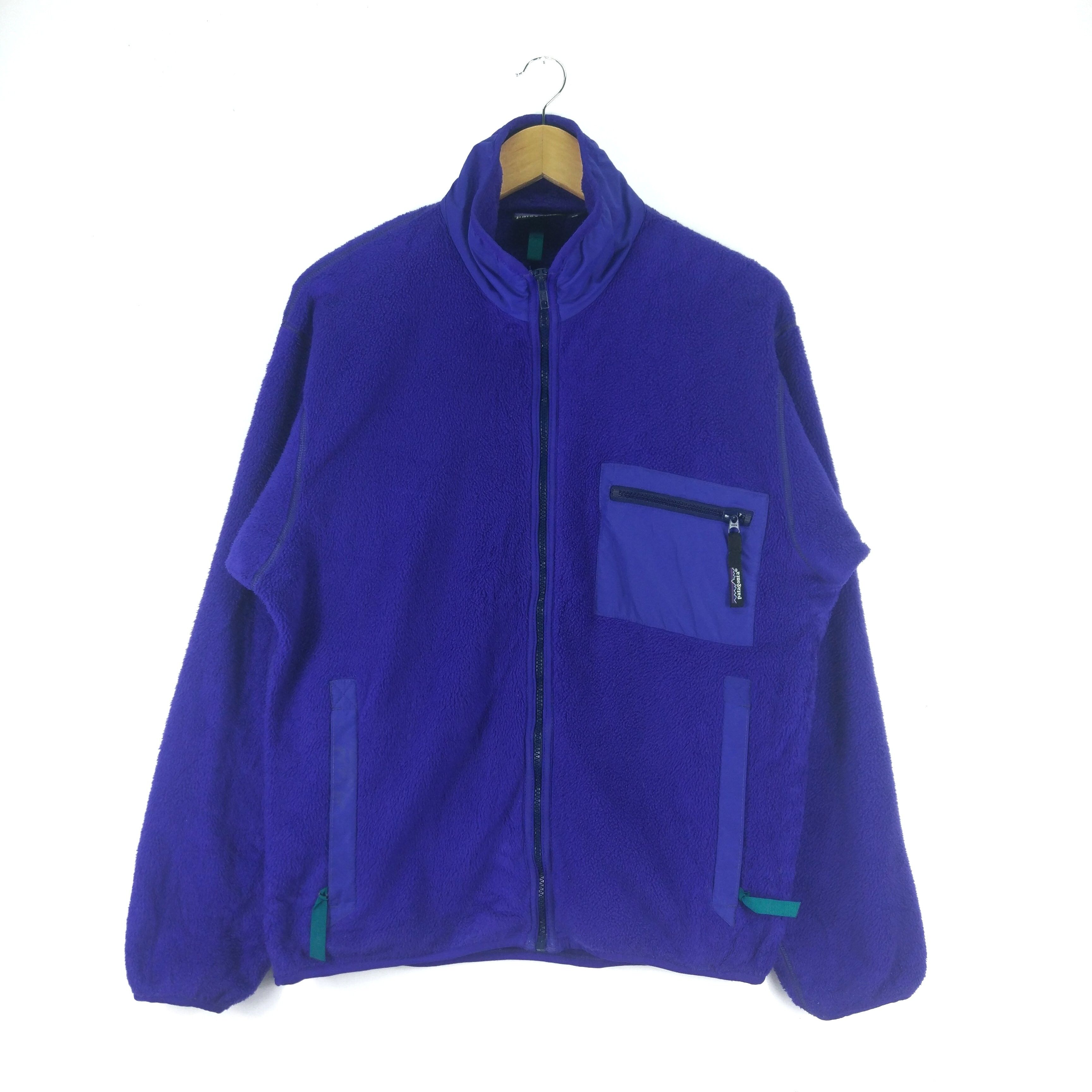 Patagonia Zip Up Fleece Jacket Made in USA - 1