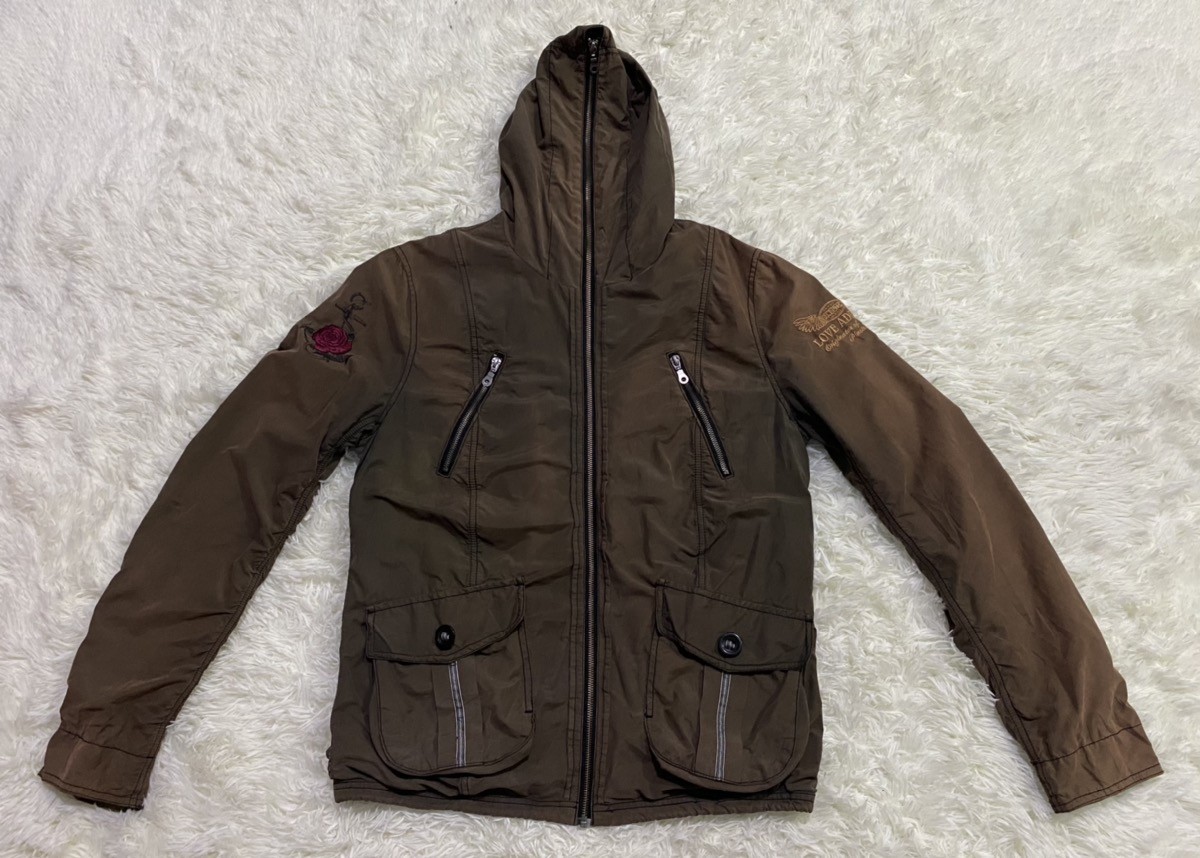 Von Dutch - Von Dutch Love Addict Faded Fullzip Fishtail Jacket - 1