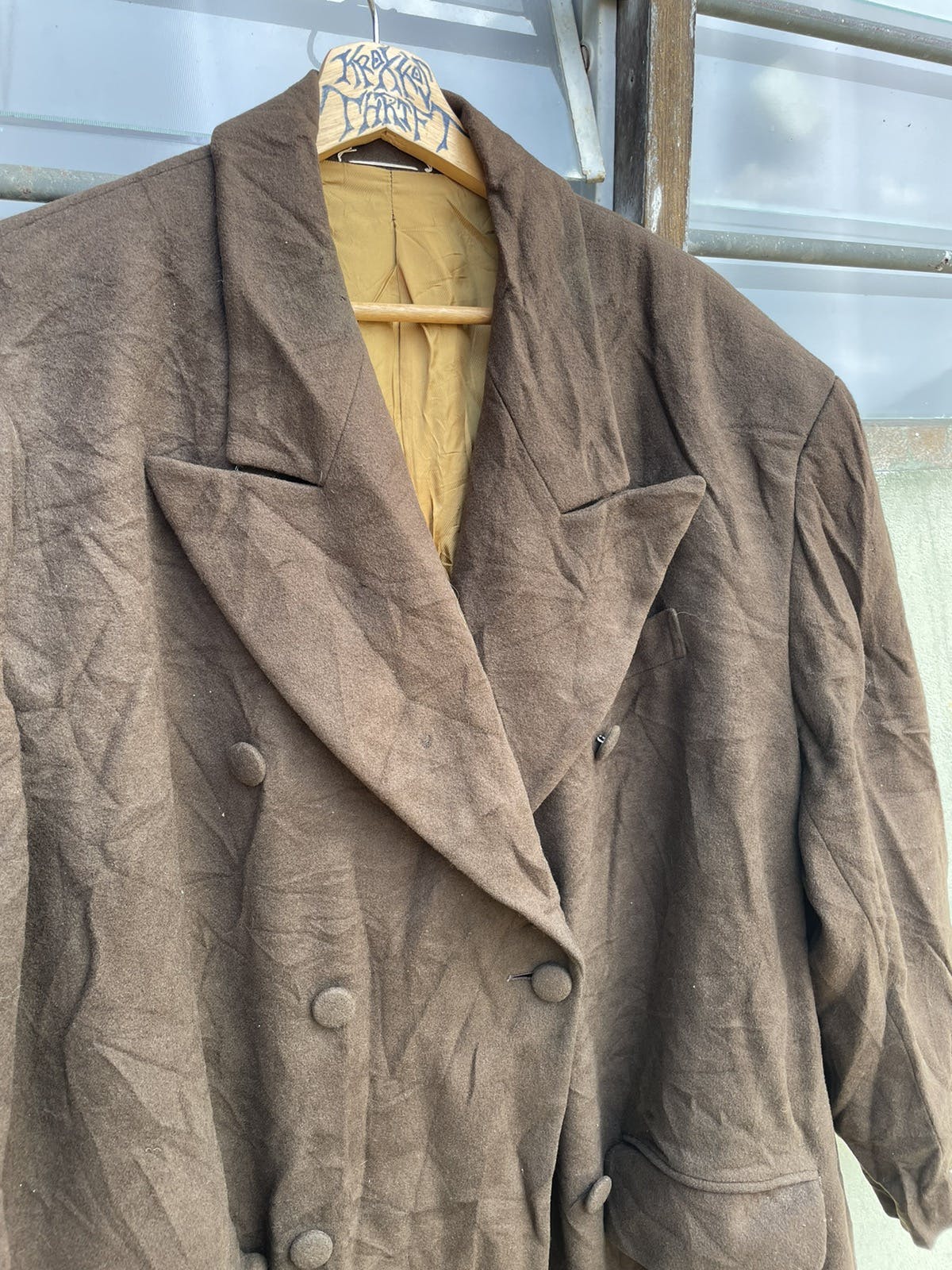 Other Designers Vintage Jean Paul Gaultier Homme Wool Trench Coat