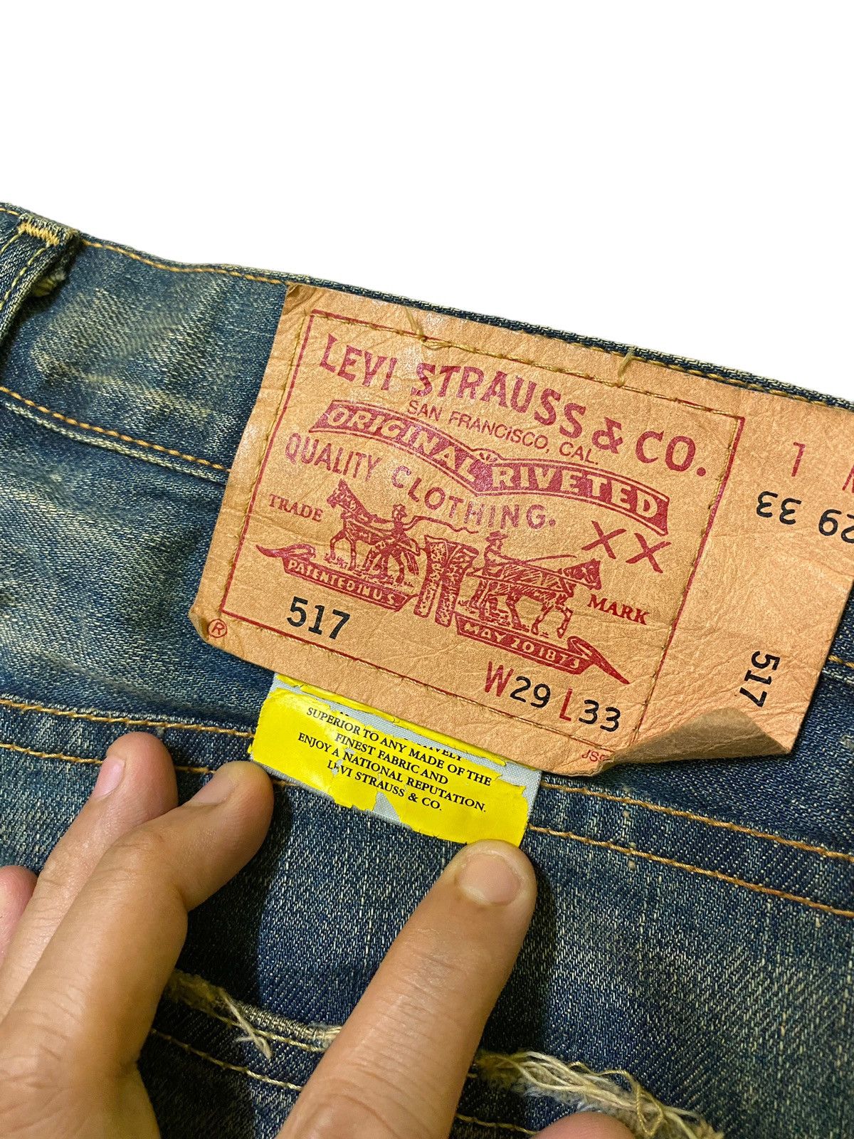 Vintage Levi's 517 Flared leg Bootcut Denim - 15