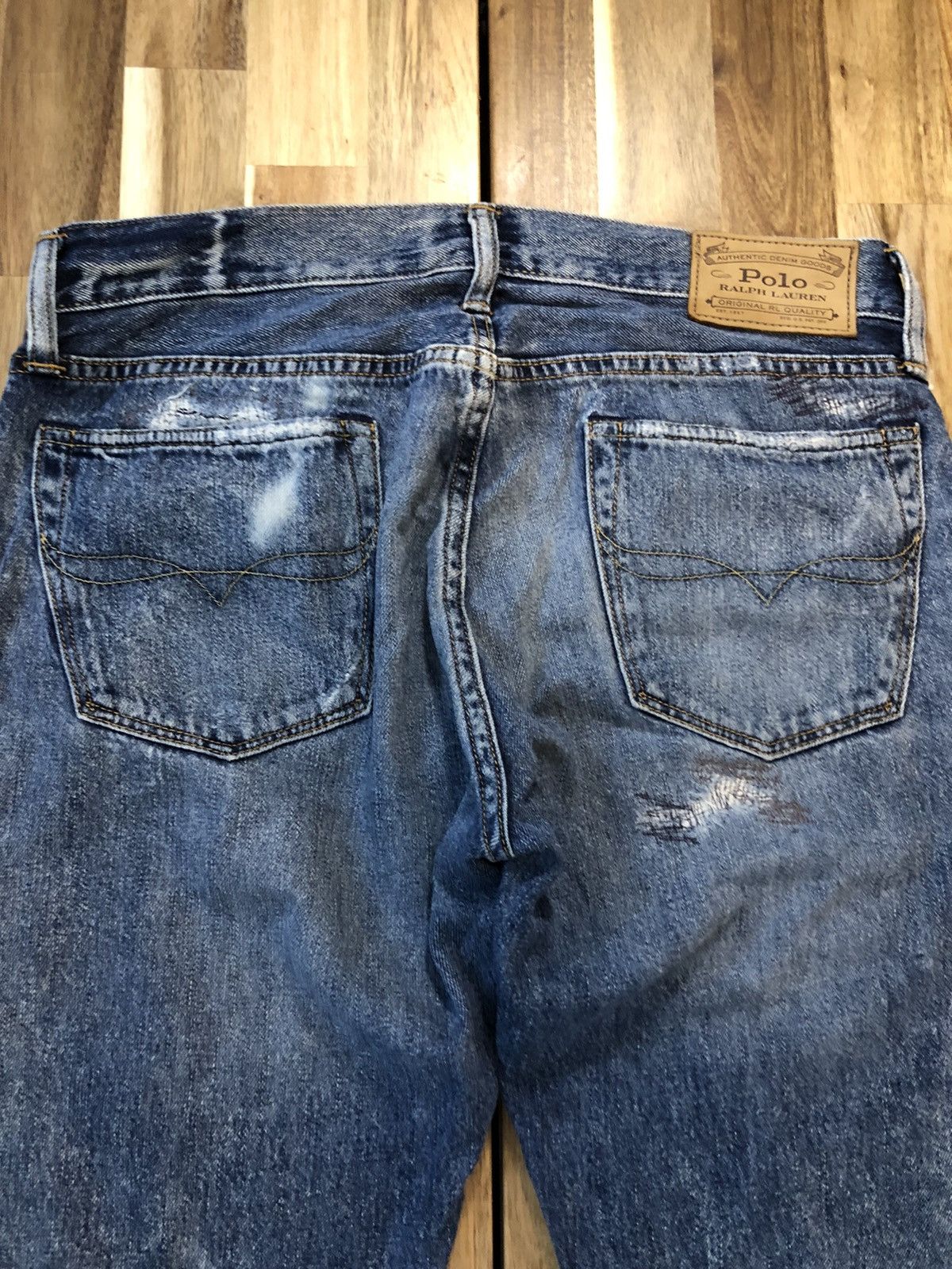 Polo Ralph Lauren Distressed Design Denim Jeans - 10