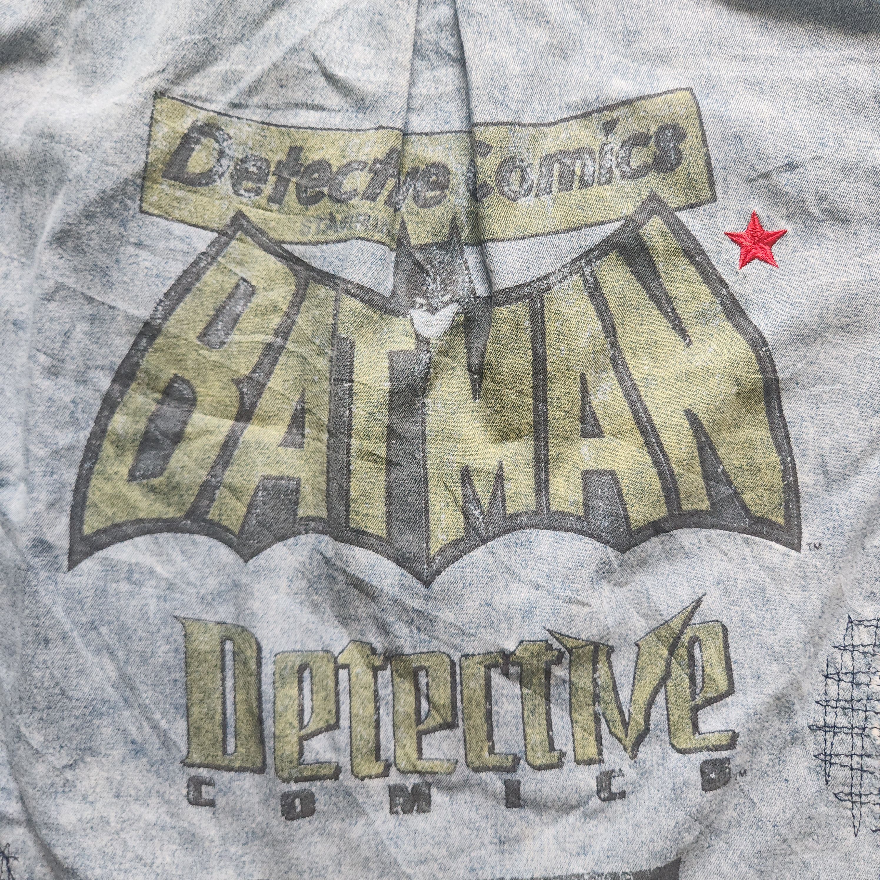 Distressed Denim - Batman X DC Comic X Hypen World Gallery Denim Jacket - 17