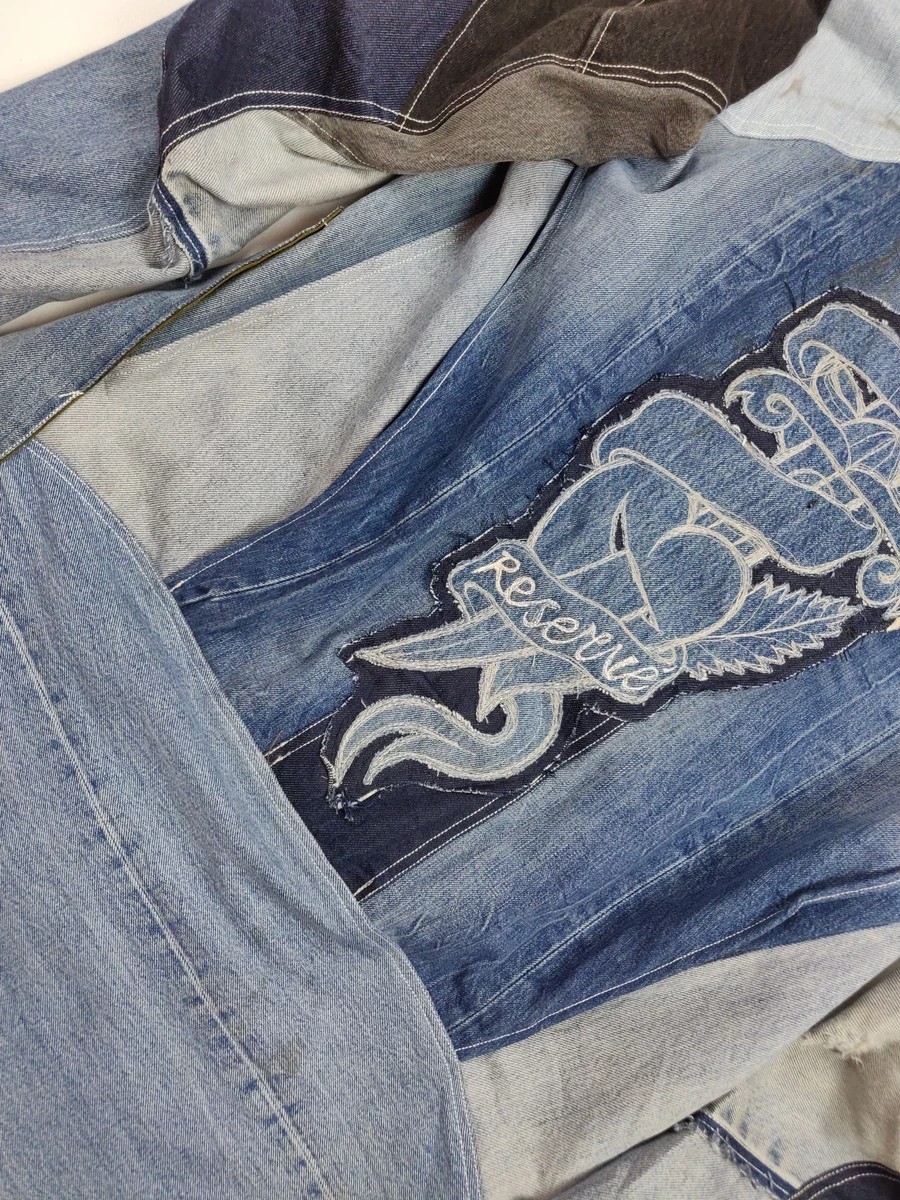 Denim Jacket - Final Drop! Atelier Revenge Reconstruct Patchwork Jkt - 8