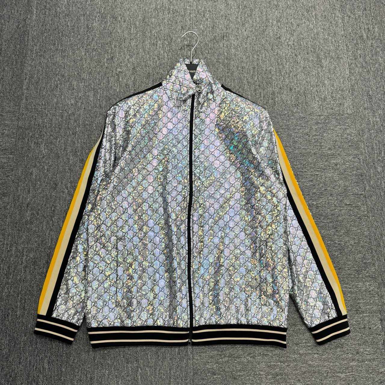 Gucci Glitter Double G Jacket Coat - 1