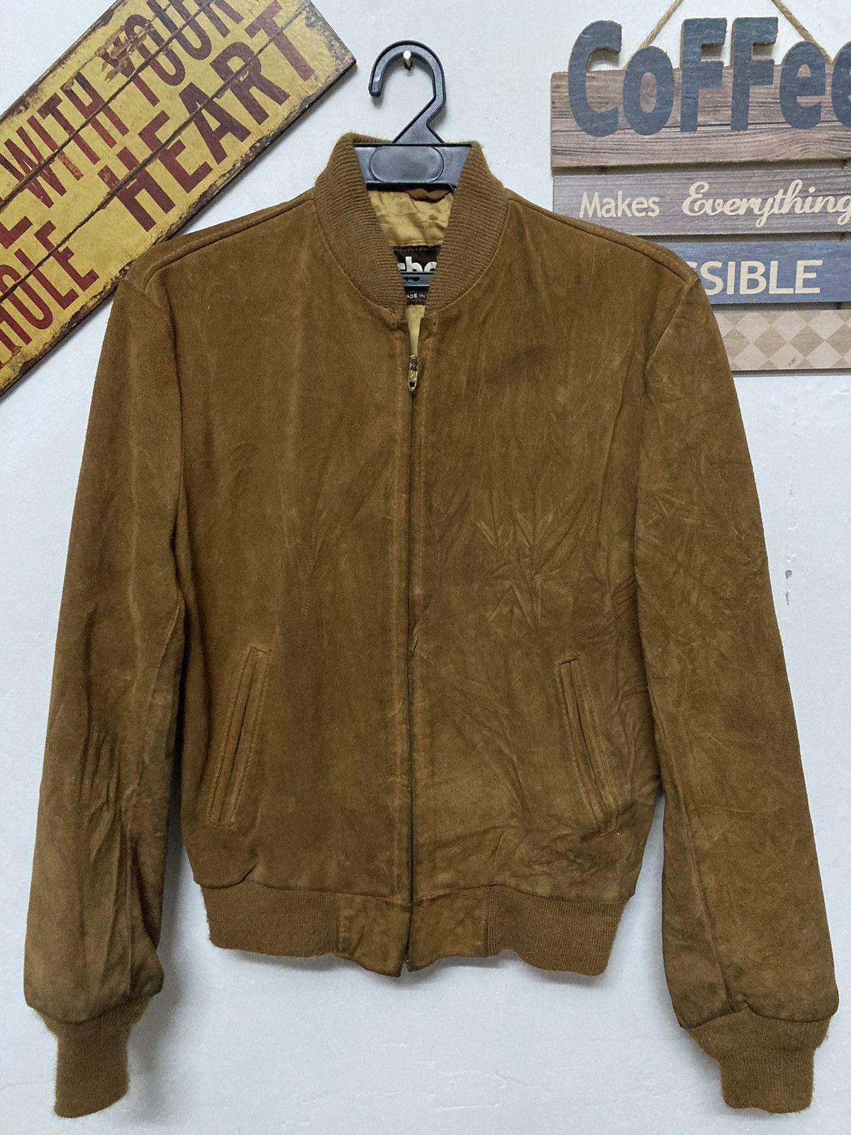 Vintage Schott Suede Full Leather Jacket - 1