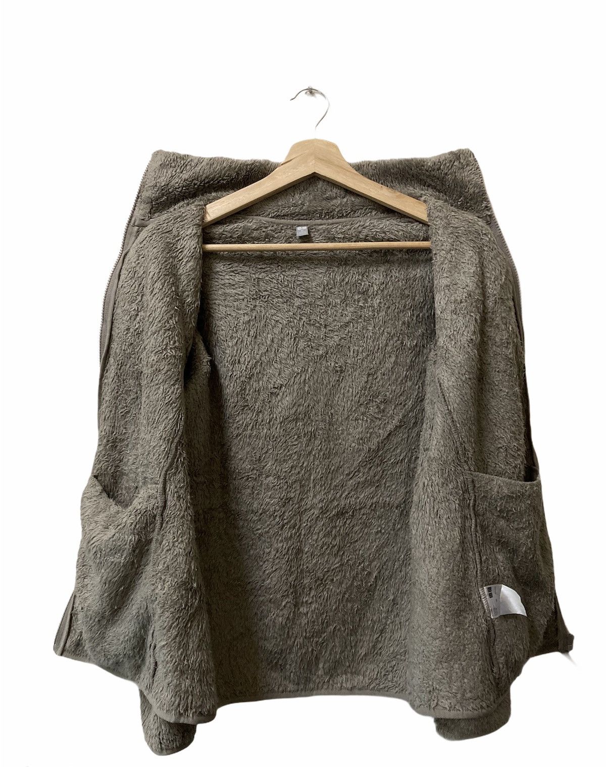 Uniqlo Fluffy Yarn Fleece Full Zipper Long Sleeve Jacket - 3