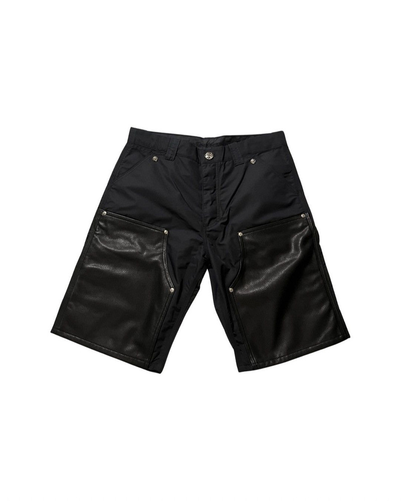 Double leather knee carpenter shorts - 1