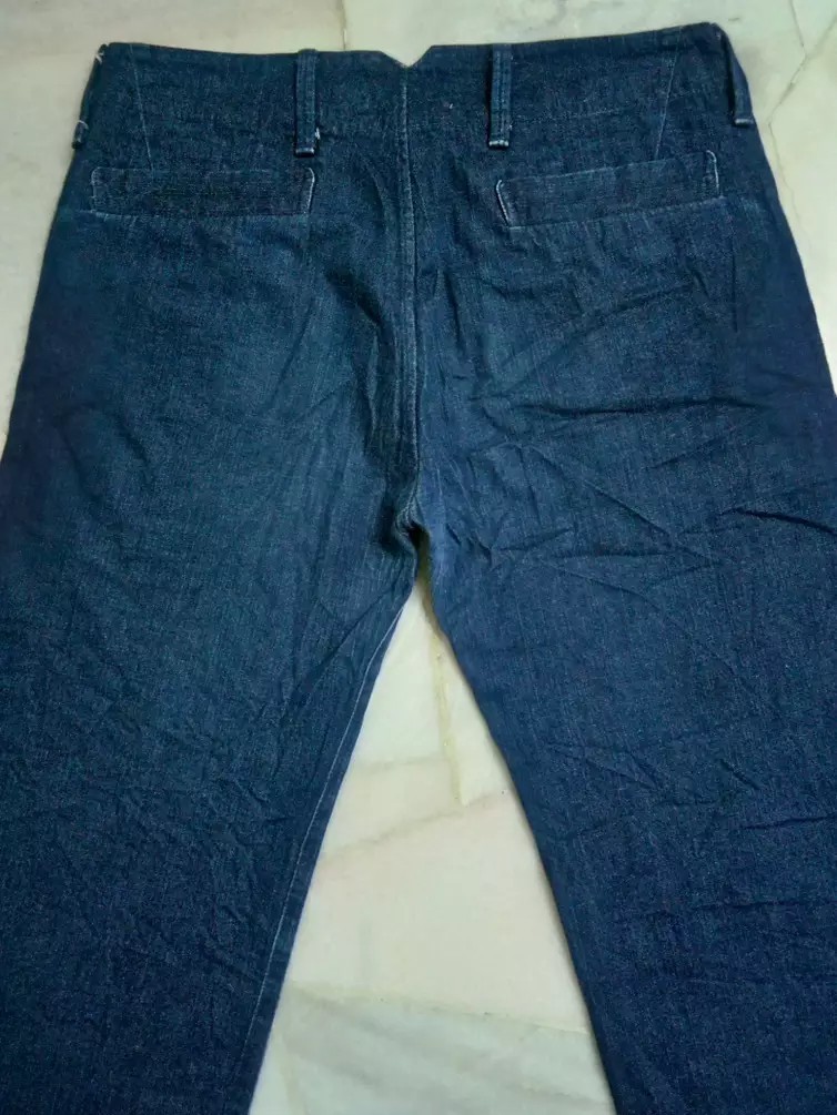 45rpm - R by 45rpm fatigue denim vintage pants - 7