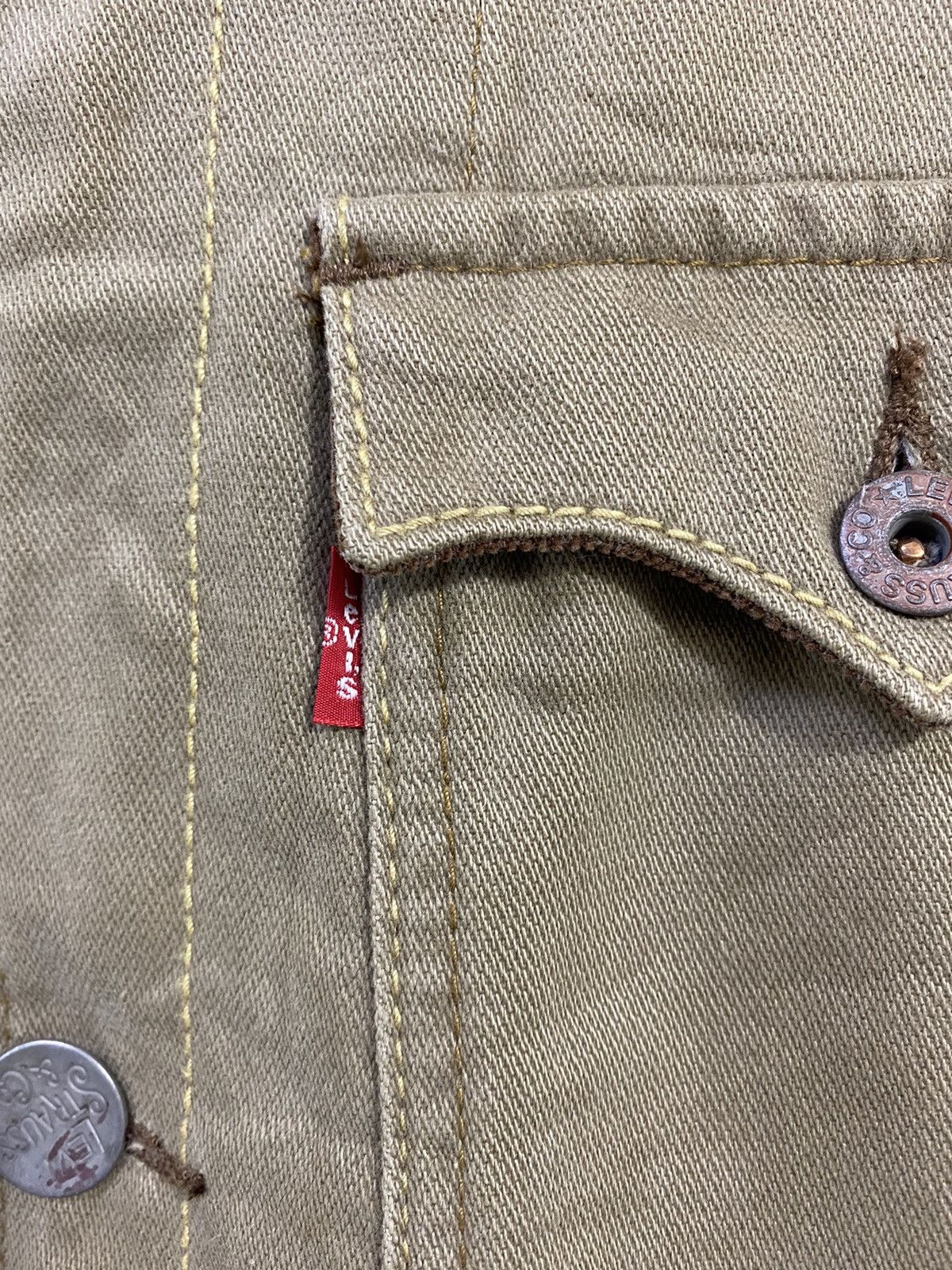 Vintage Levi’s Chore Jacket Design 3 Pocket Nice Design - 5