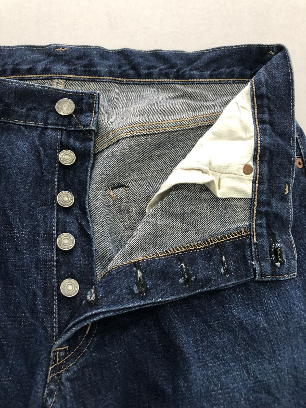 John Bull Selvedge Donut Button Denim - 8