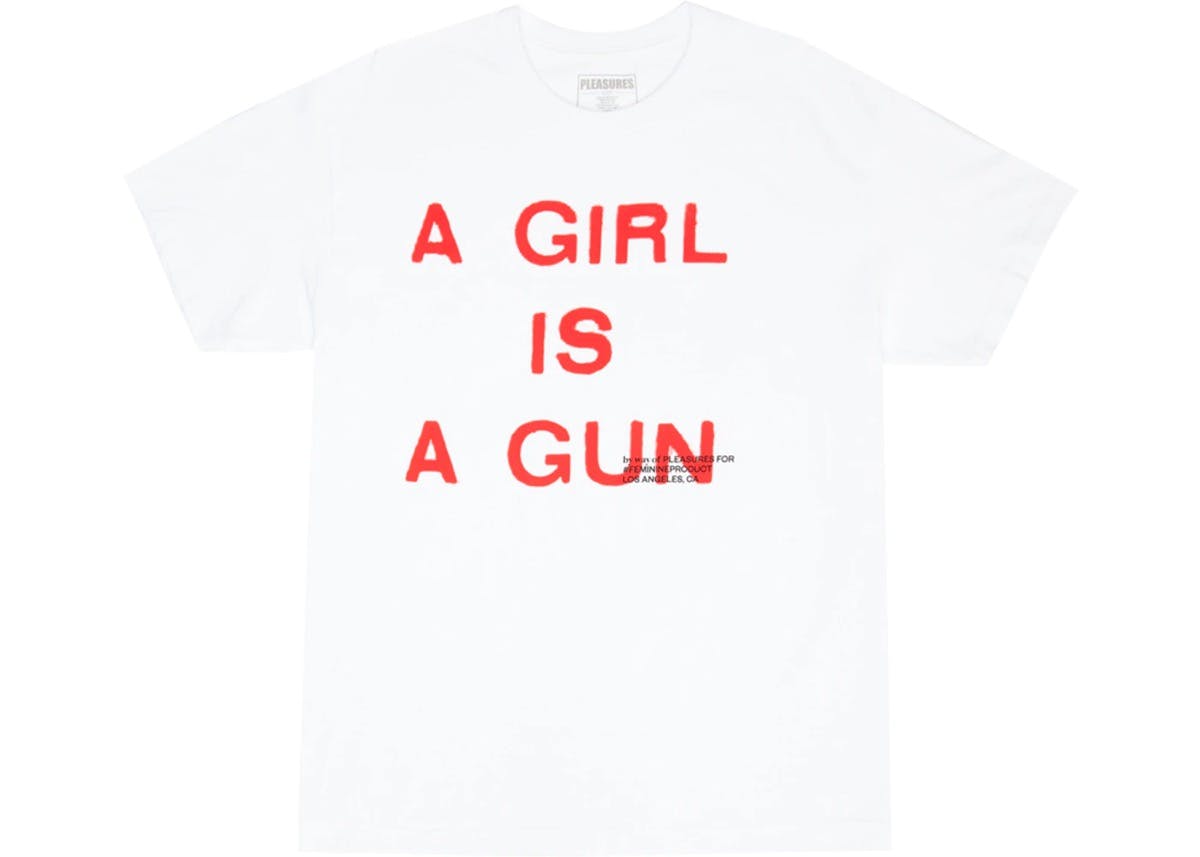 Pleasures A Girl Is A Gun Tee White - 2