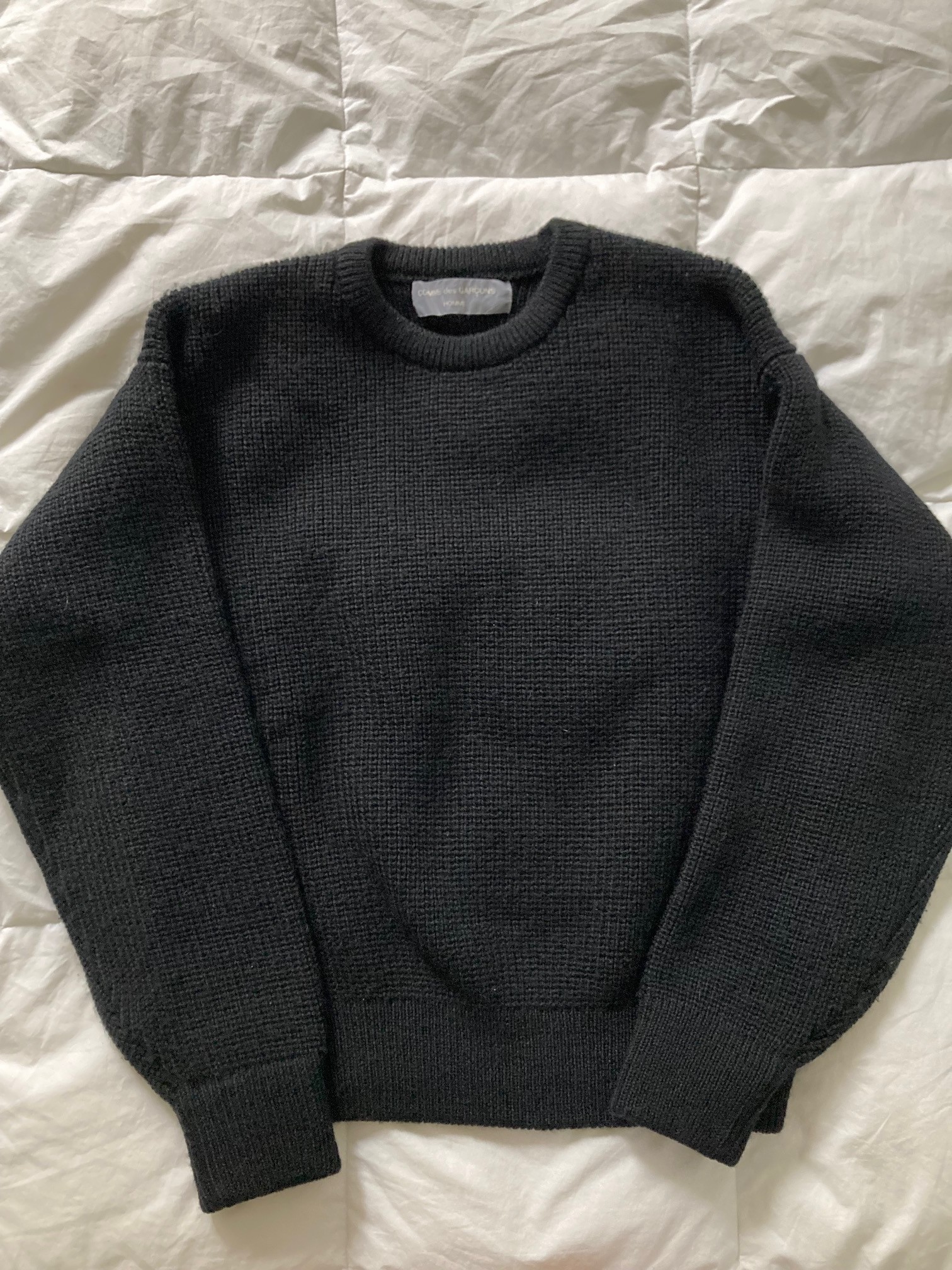Black Wool Knit - 1