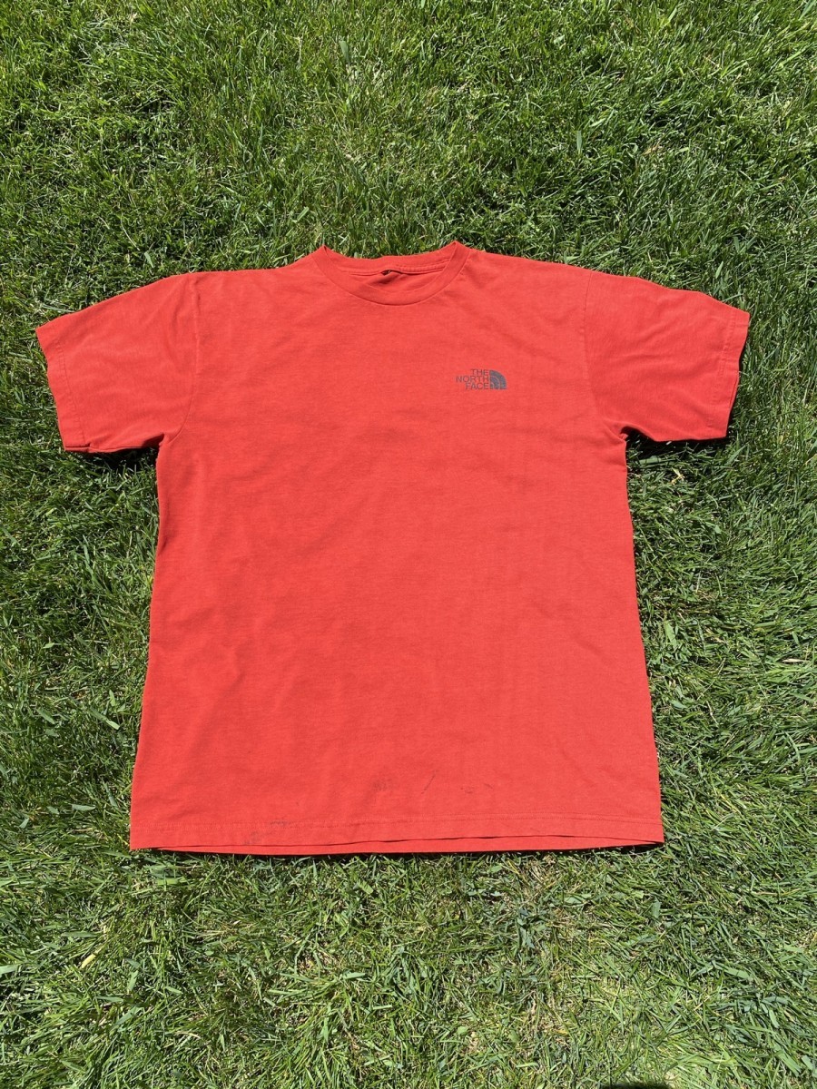 Red North Face Big Logo Tee - 6