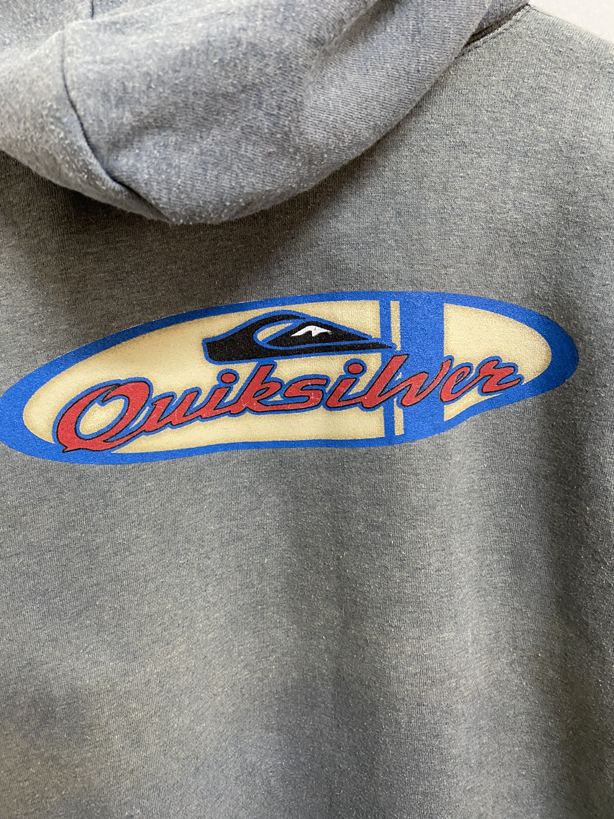 Vintage - Vintage 90s Quiksilver Big Logo Sunfade Hoodie - 6