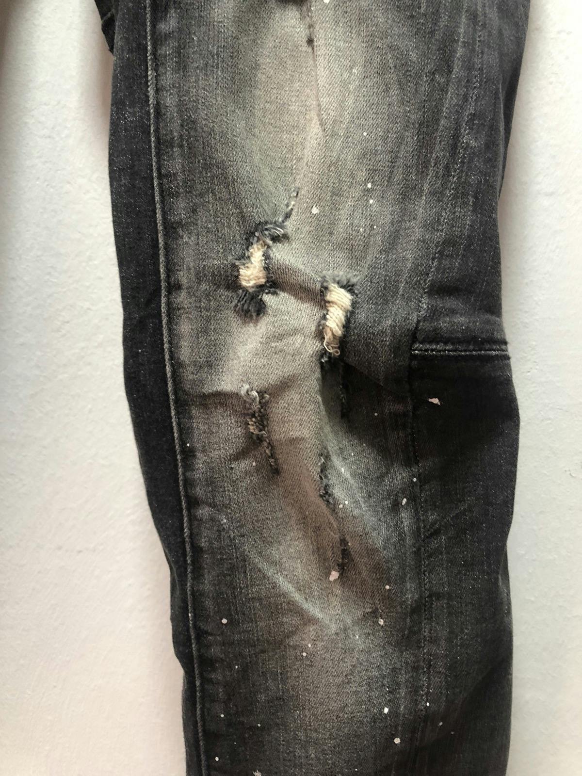 DSQUARED2 Denim Pants 2017 Slim Fit Biker Painted Distressed - 9