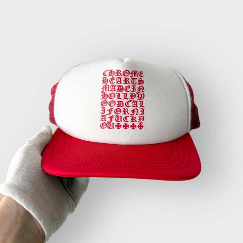 RARE! Chrome Hearts Eye Chart Scripts Hat - 1