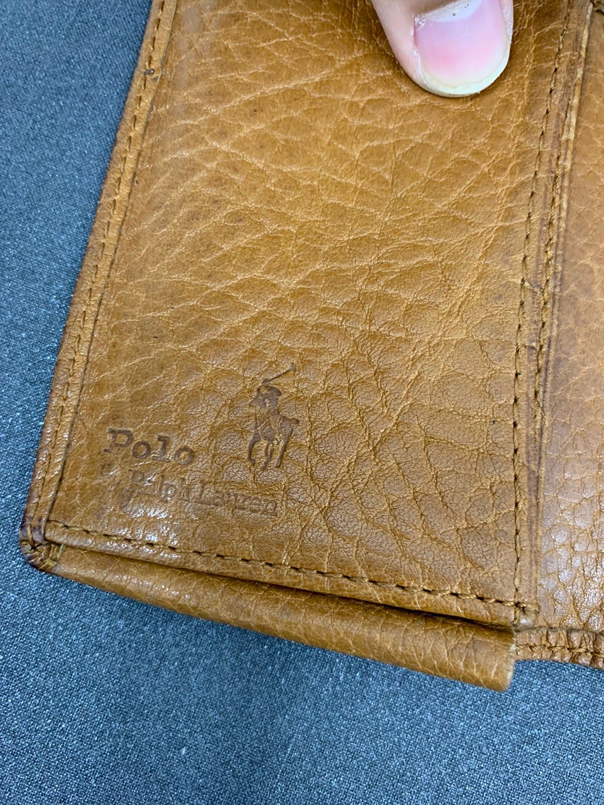 Vintage Polo Ralph Lauren Leather Card holder Wallet - 3