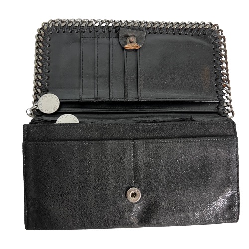 Vintage - Vintage Stella McCartney Chain Falabella Leather Long Wallet - 3