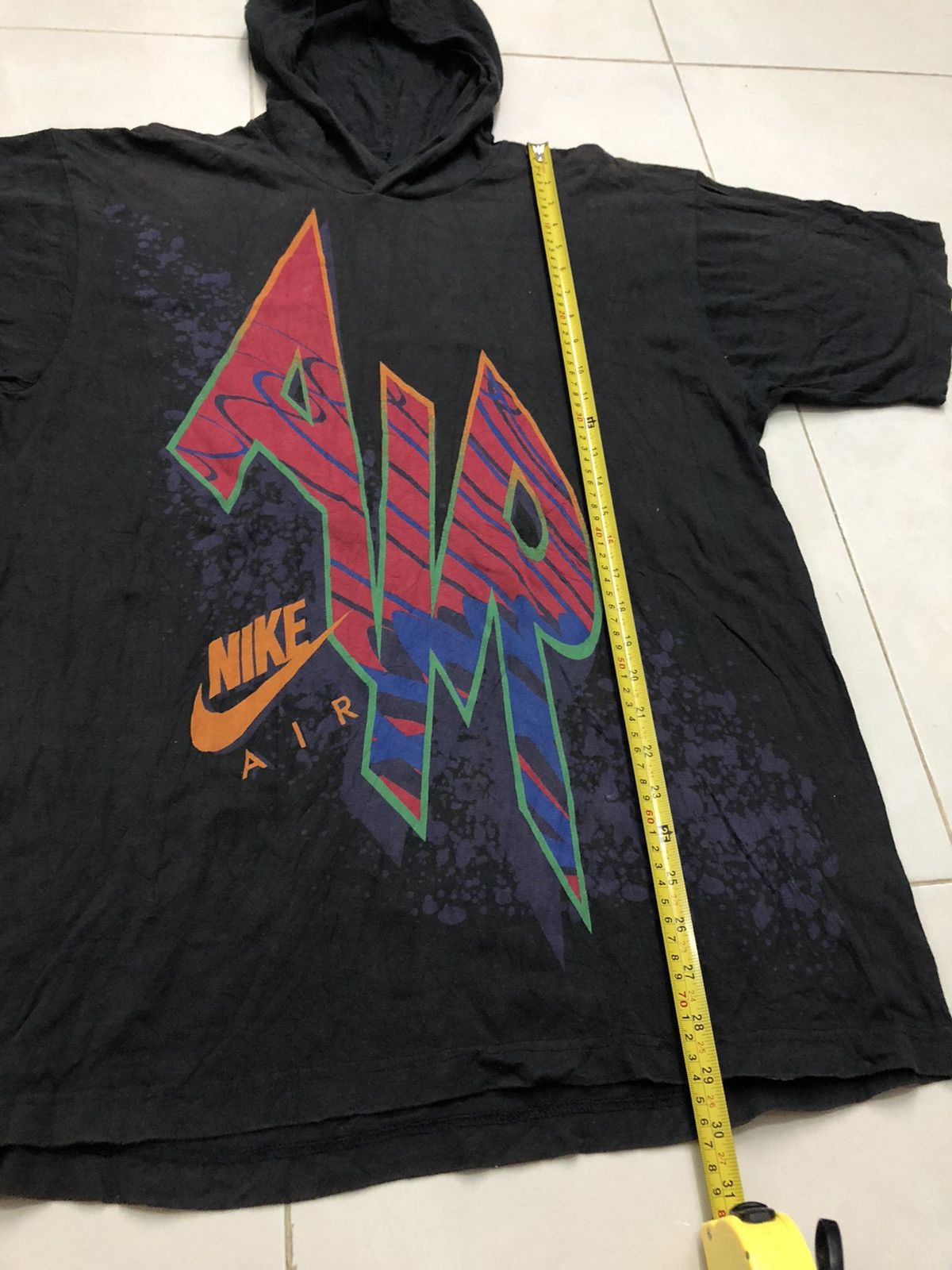 Vintage Nike Air Multicolor Hoodie T-Shirt - 8