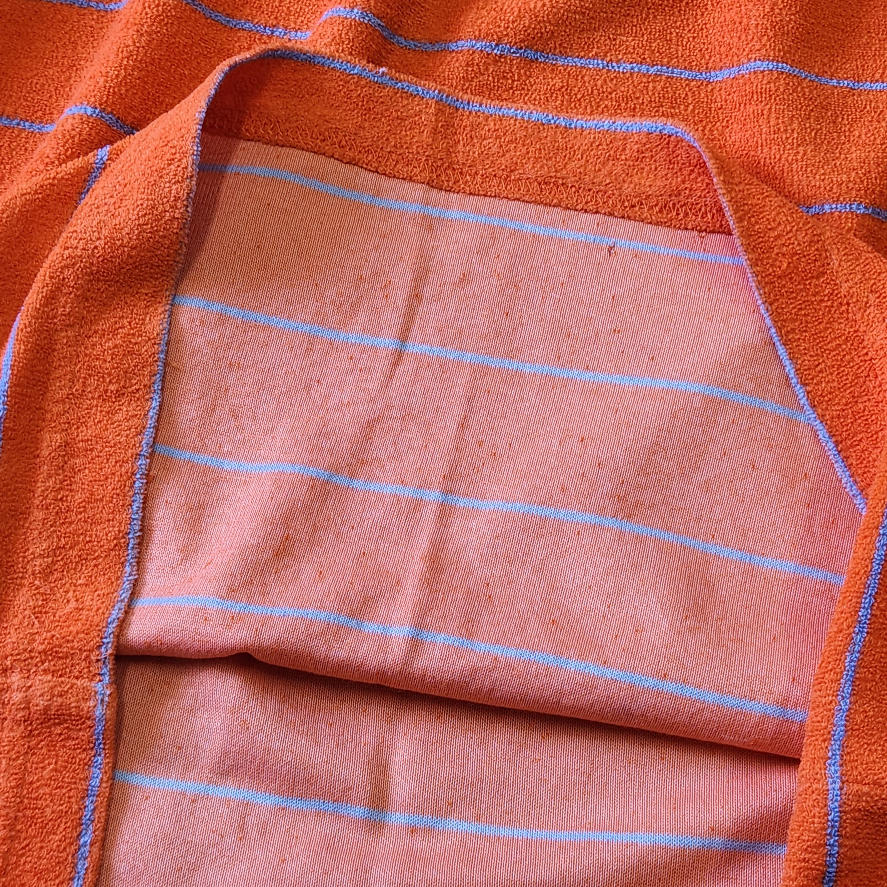Vintage Stussy Rare Orange Stripes Arm Pocket TShirt - 16