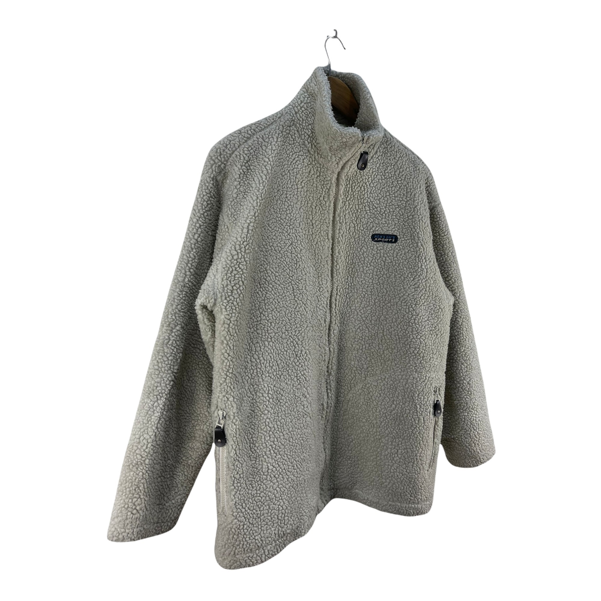 Person's - Vintage Persons Sports Fleece Jacket - 5