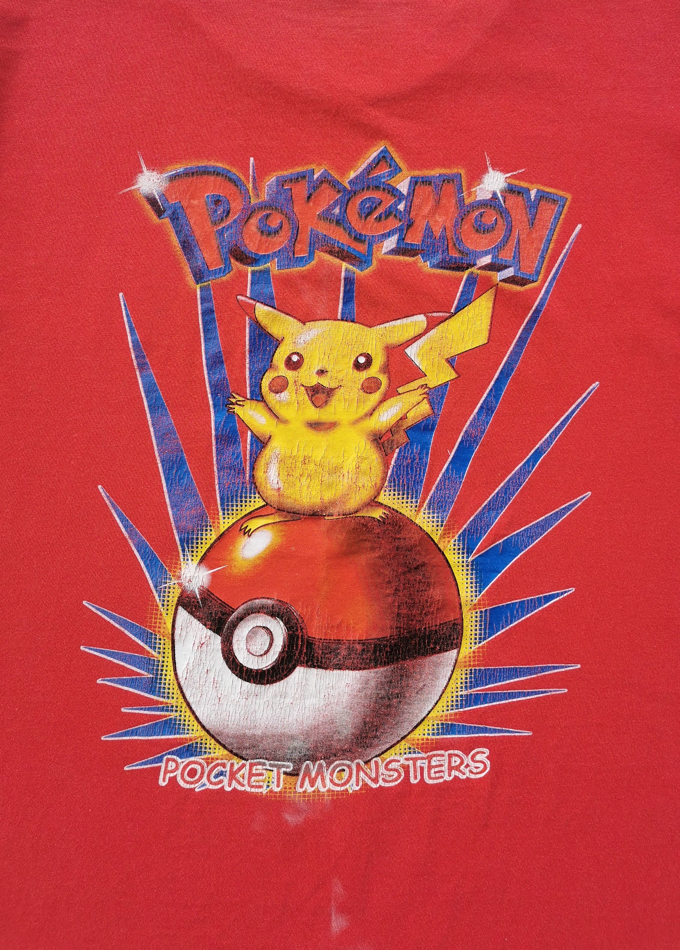 Vintage - 90s Vtg Pokemon Pikachu Pocket Monster Anime - 2