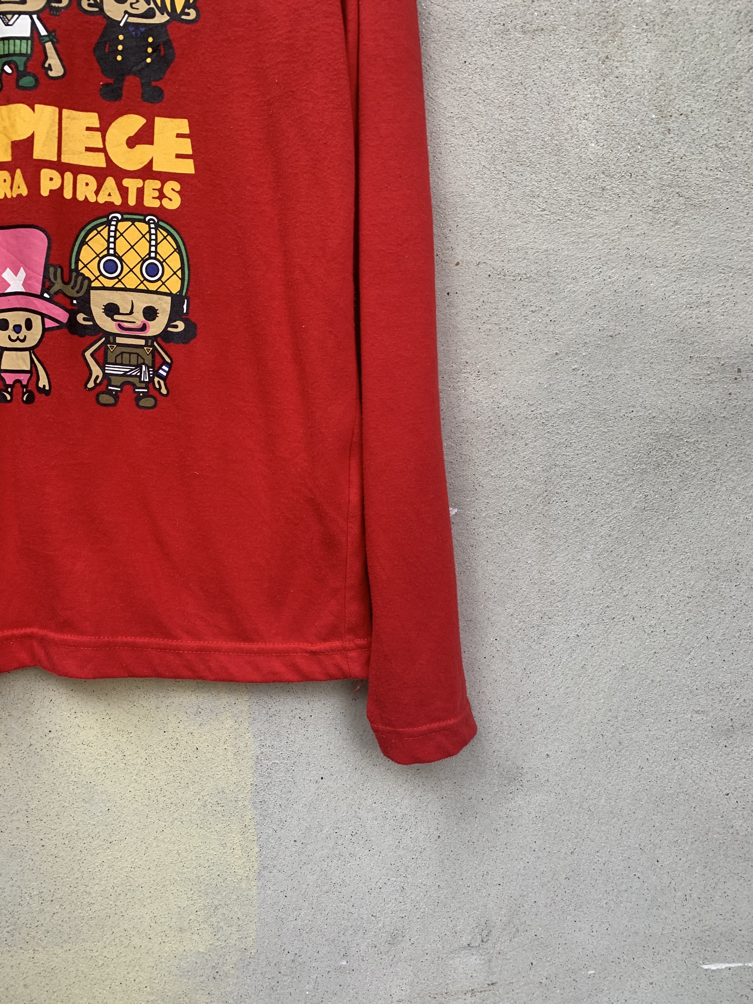 Anima - Vintage One Piece Mugiwara Pirates Character Long Sleeve Shirt - 3