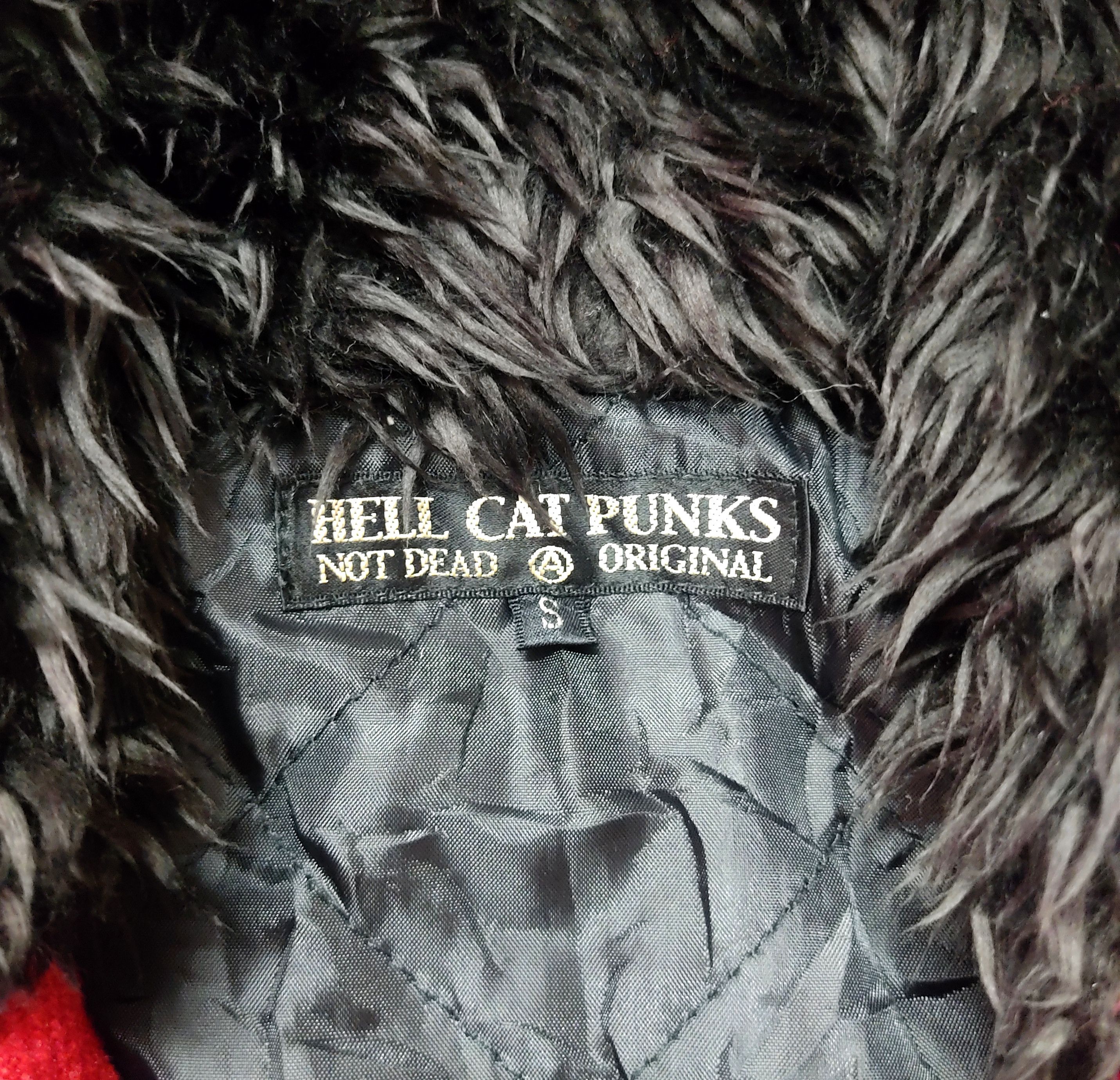 Japanese Brand - HELL'S CAT PUNK NOT DEAD Tartan Hooded Jacket - 11