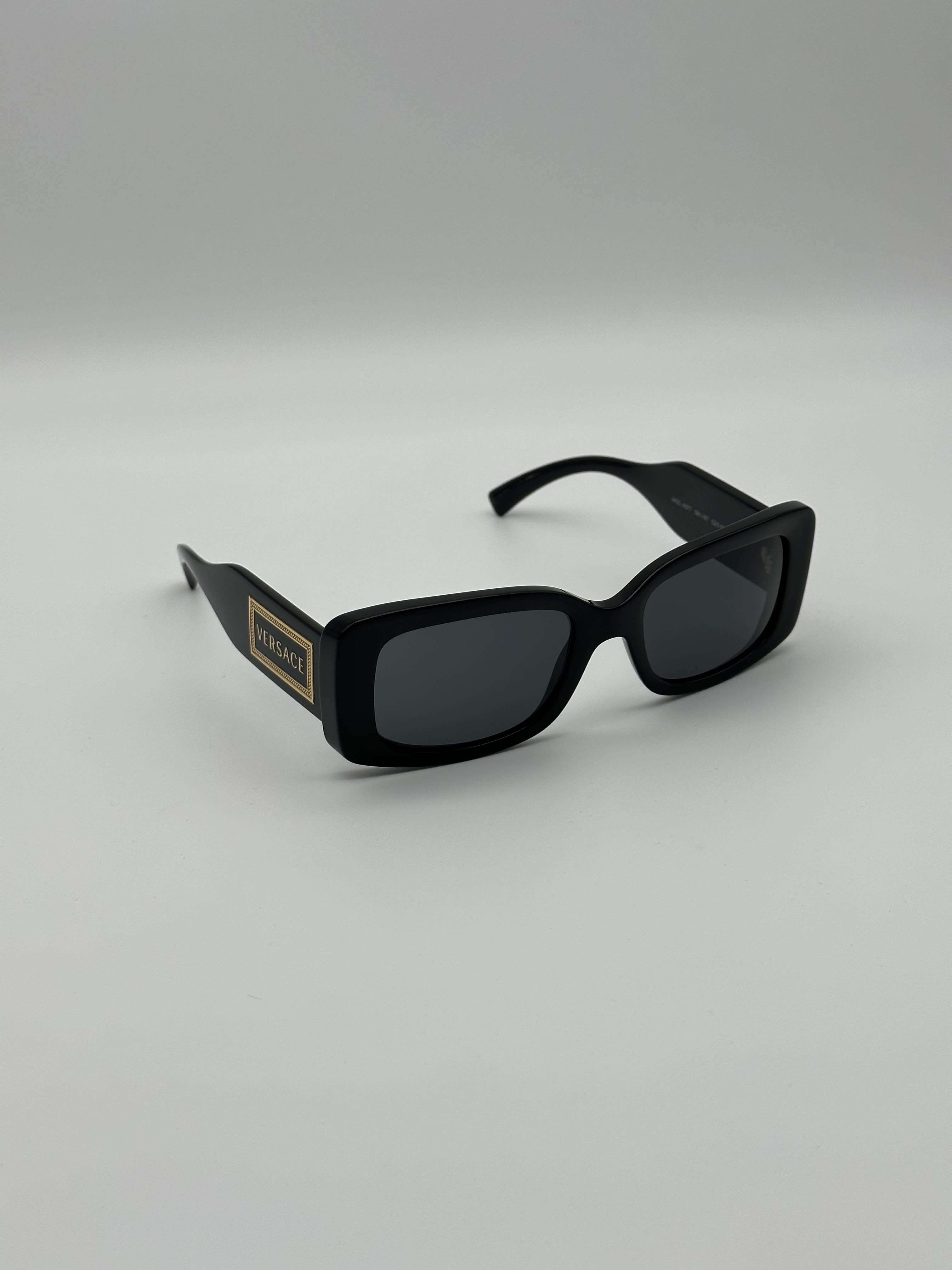 BRAND NEW VERSACE VE4377 GB1/87 Black Unisex Sunglasses - 1