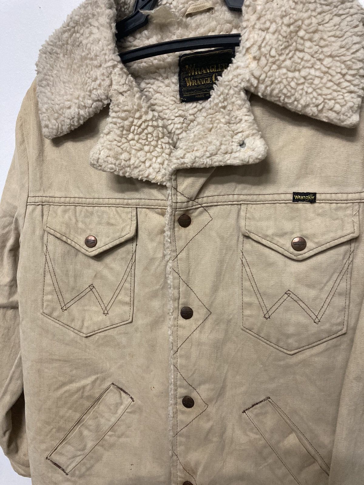 Vintage Wrangler Wrange Coat Sherpa Jacket - 10